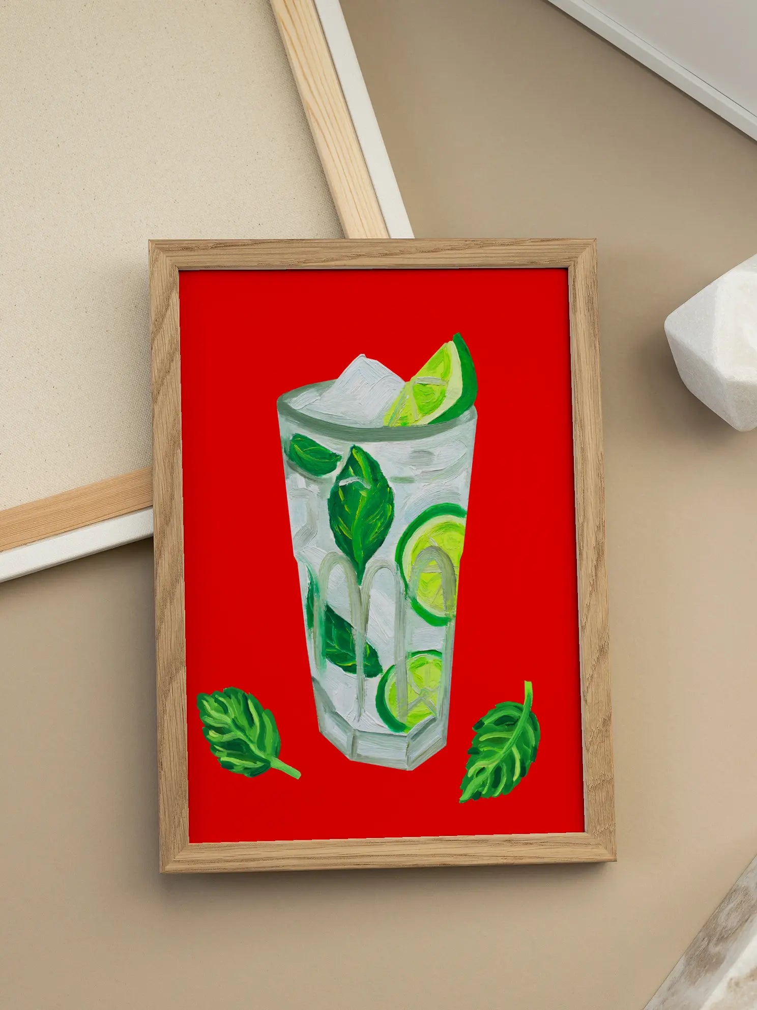 Mojito Art Poster