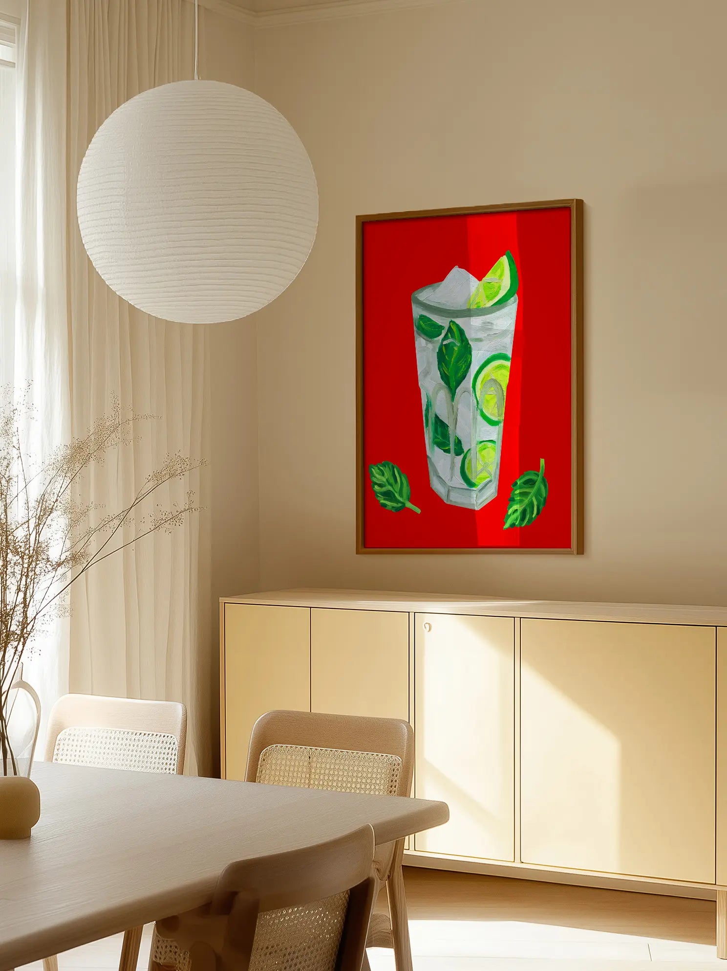 Mojito Art Poster