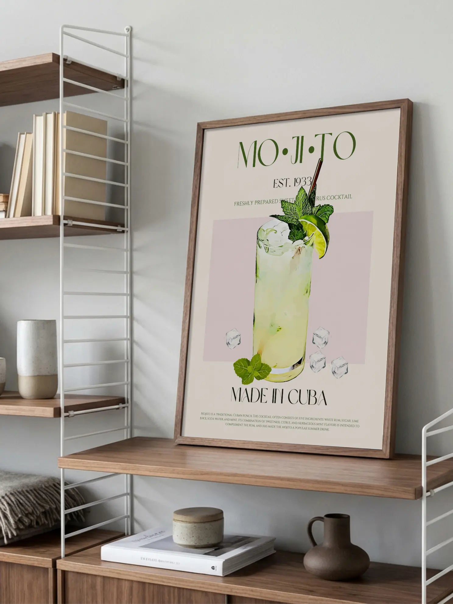 Mojito Cocktail Poster