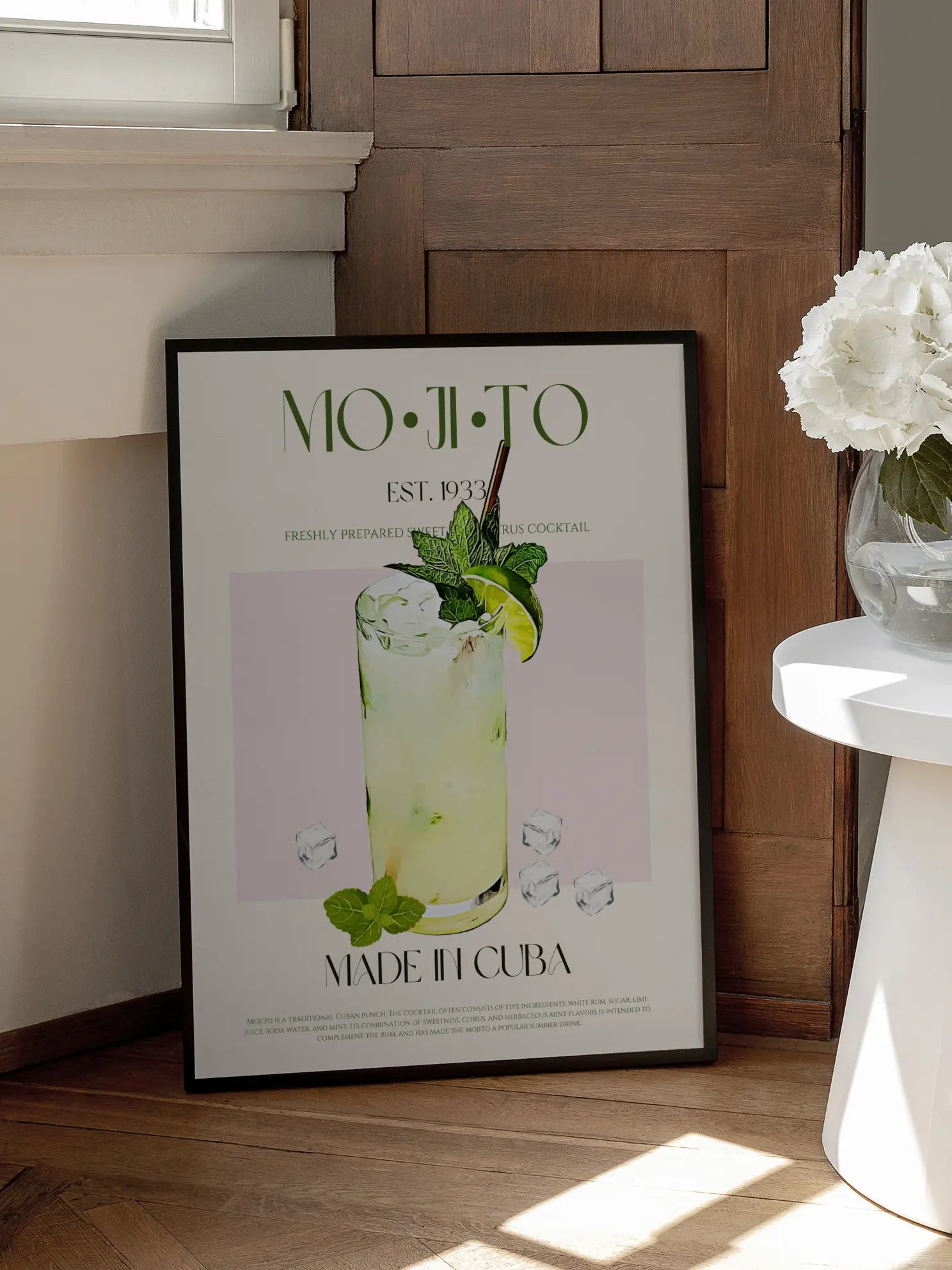 Mojito Cocktail Poster