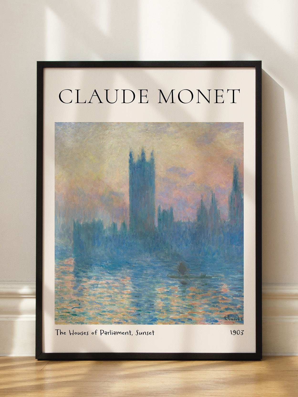 Monet — The Houses of Parliament, Sunset