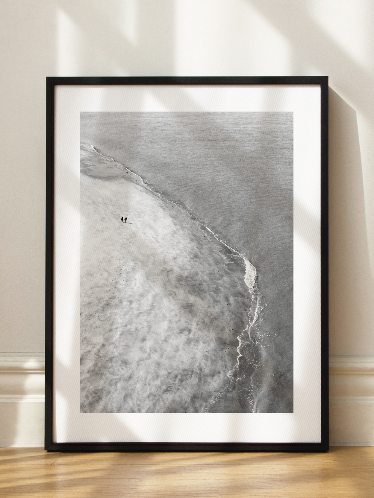 Monochrome Beach View