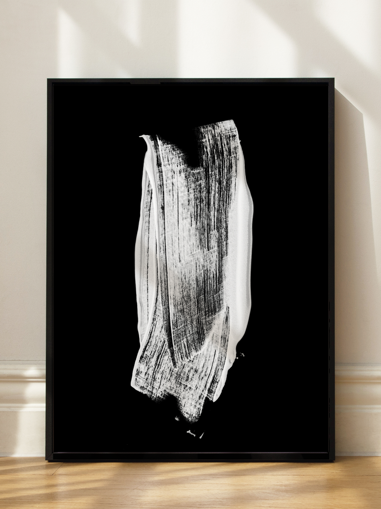 Monochrome Brushstroke