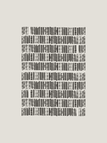 Schwarz-weiß-Quadrate auf beigem Hintergrund.