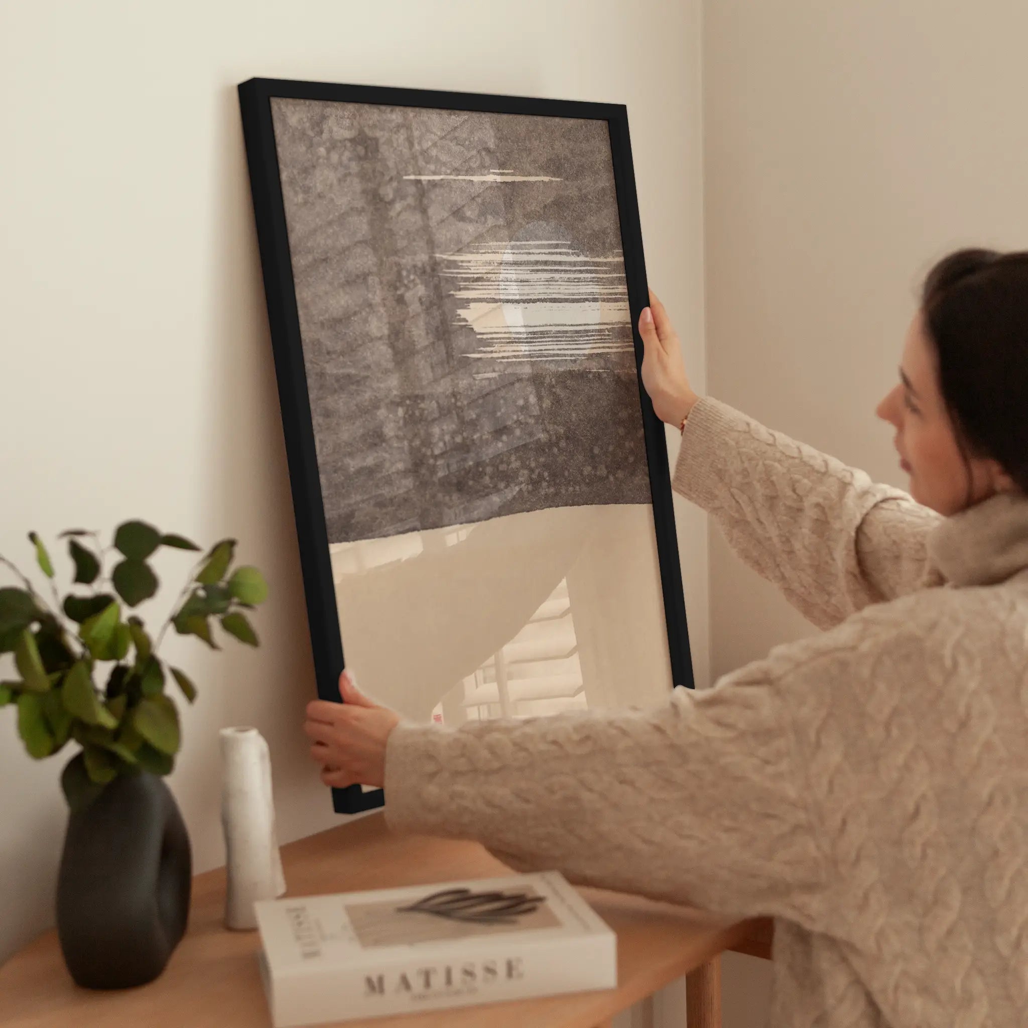 Moon in the Night wird aufgehängt