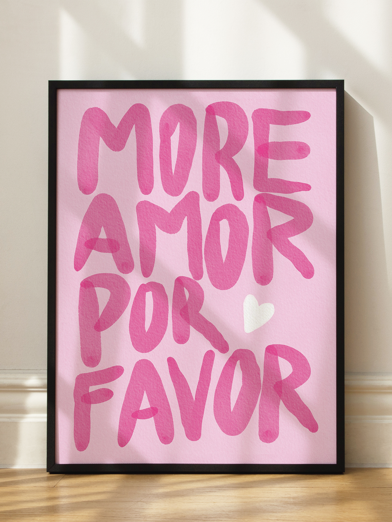 More Amor Por Favor Pink