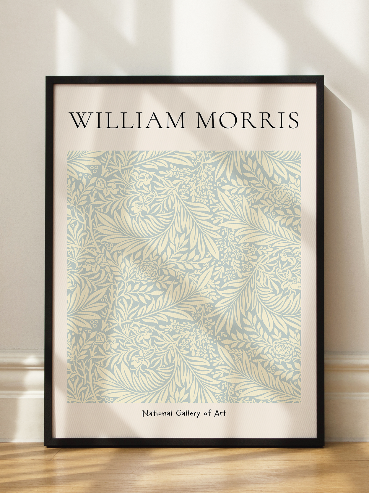 Morris — Floral Leaves Blue