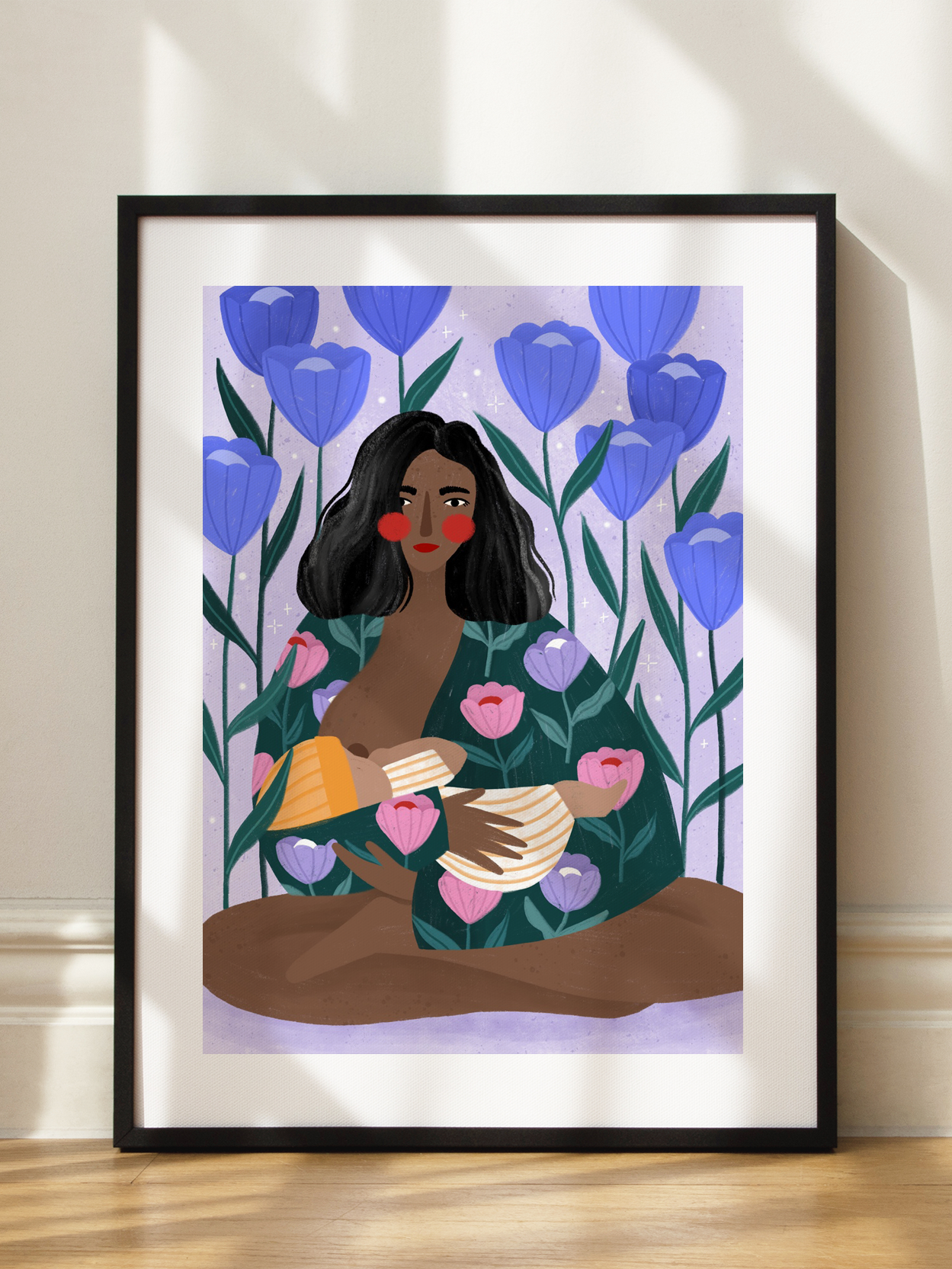 Woman Breastfeeding A Child