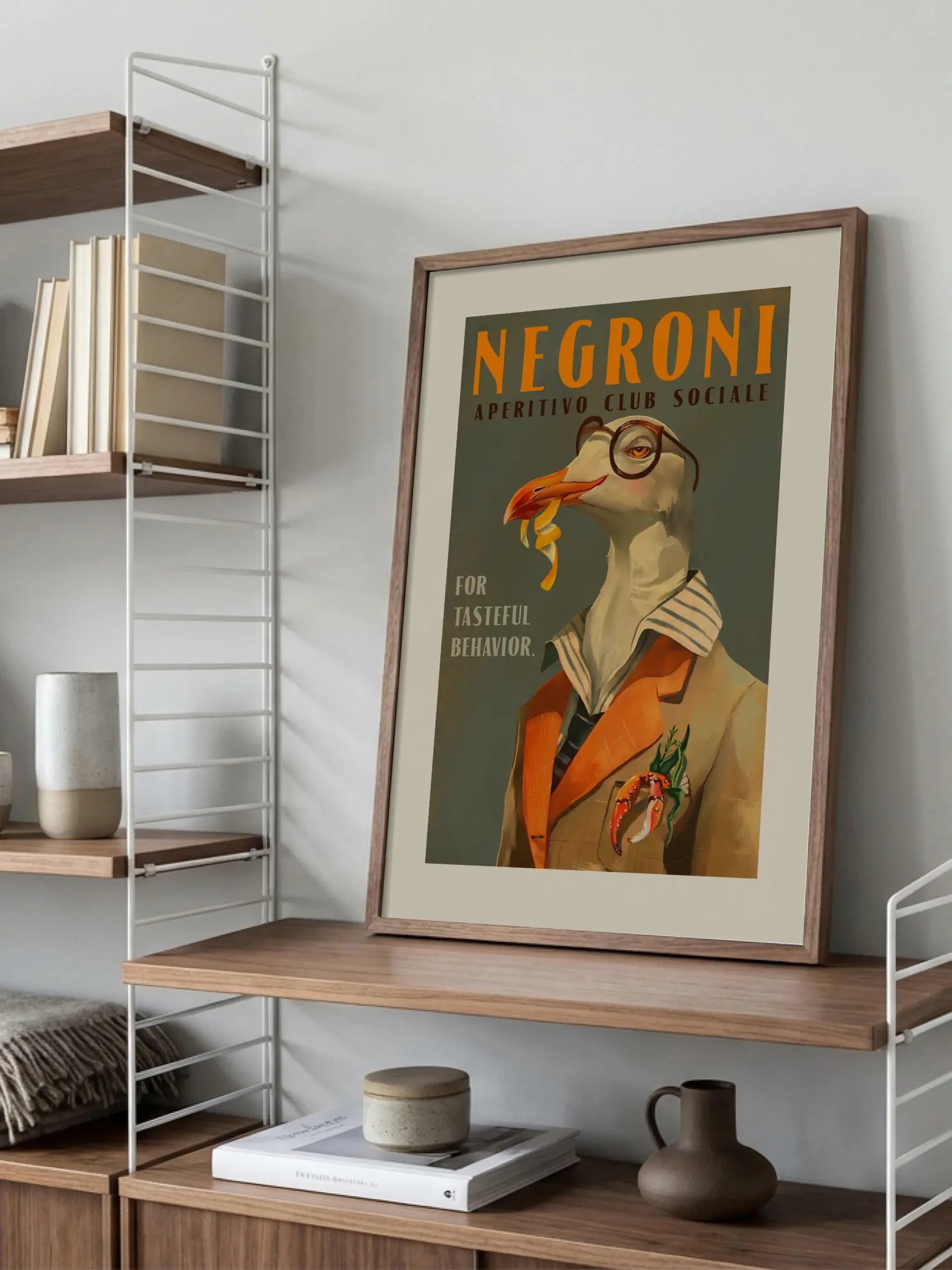 Negroni Aperitivo Club Sociale Poster