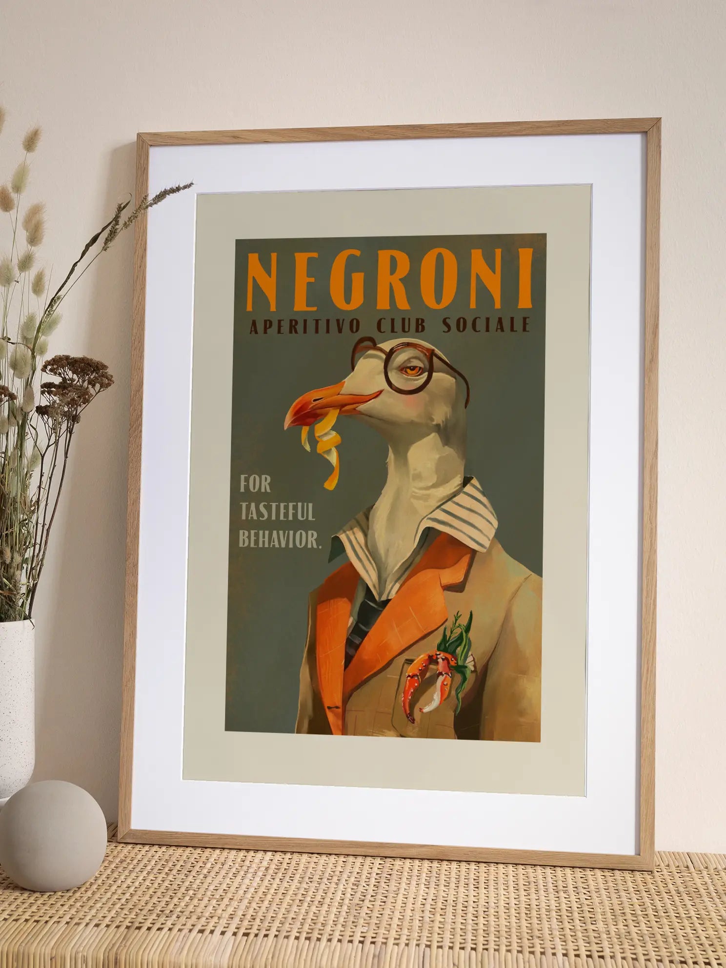 Negroni Aperitivo Club Sociale Poster