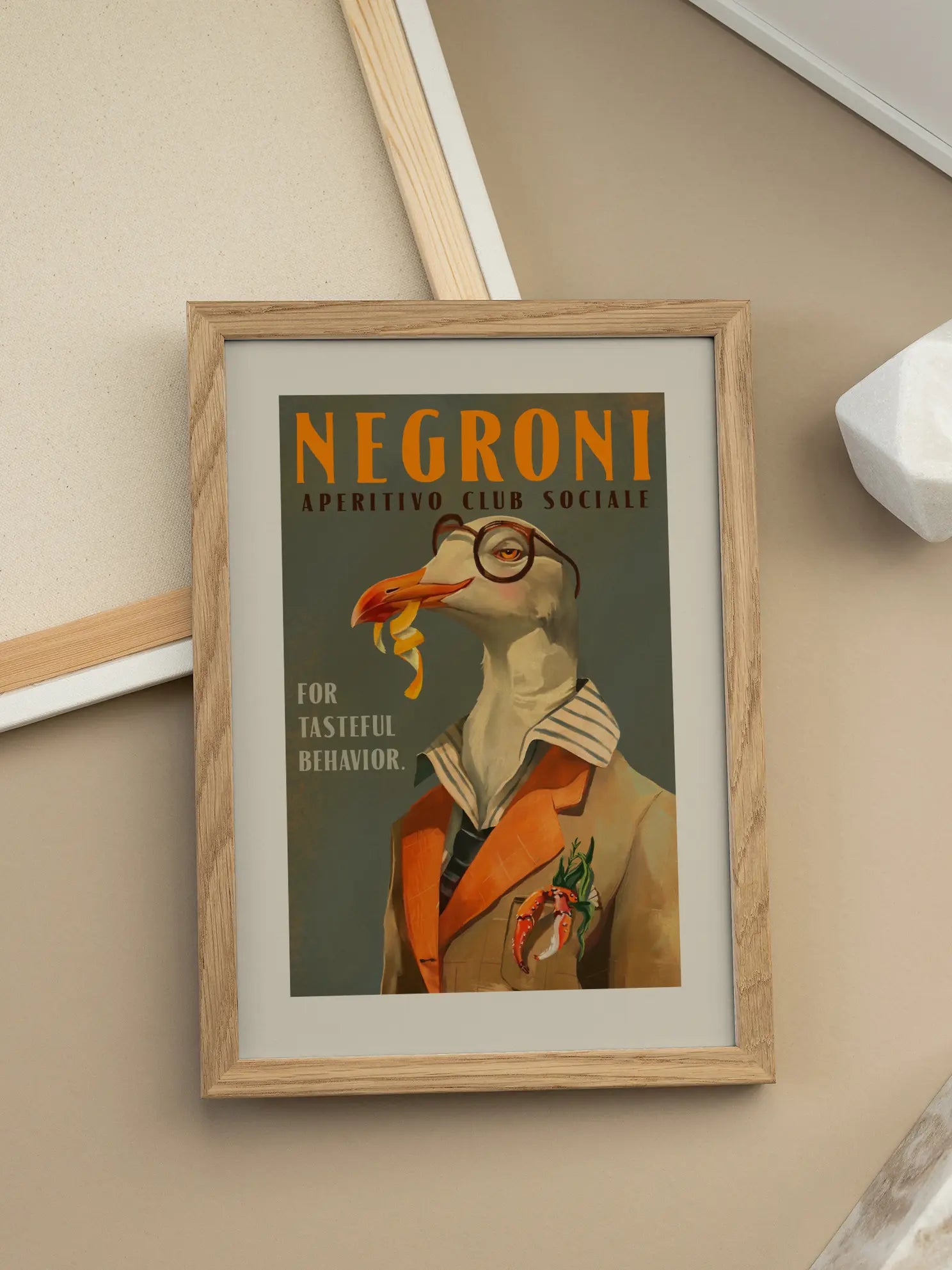 Negroni Aperitivo Club Sociale Poster