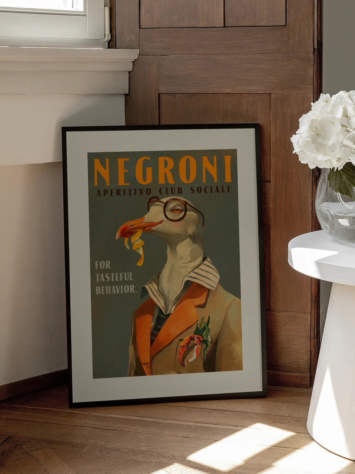 Negroni Aperitivo Club Sociale Poster