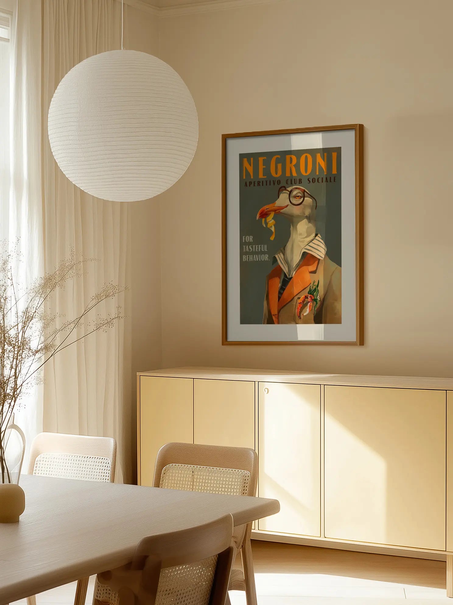 Negroni Aperitivo Club Sociale Poster