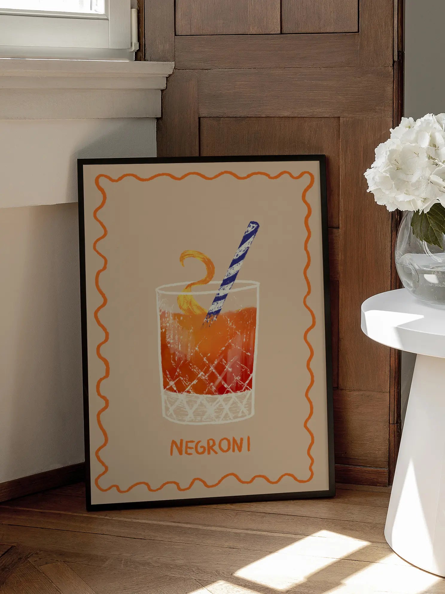 Negroni Cocktail Poster