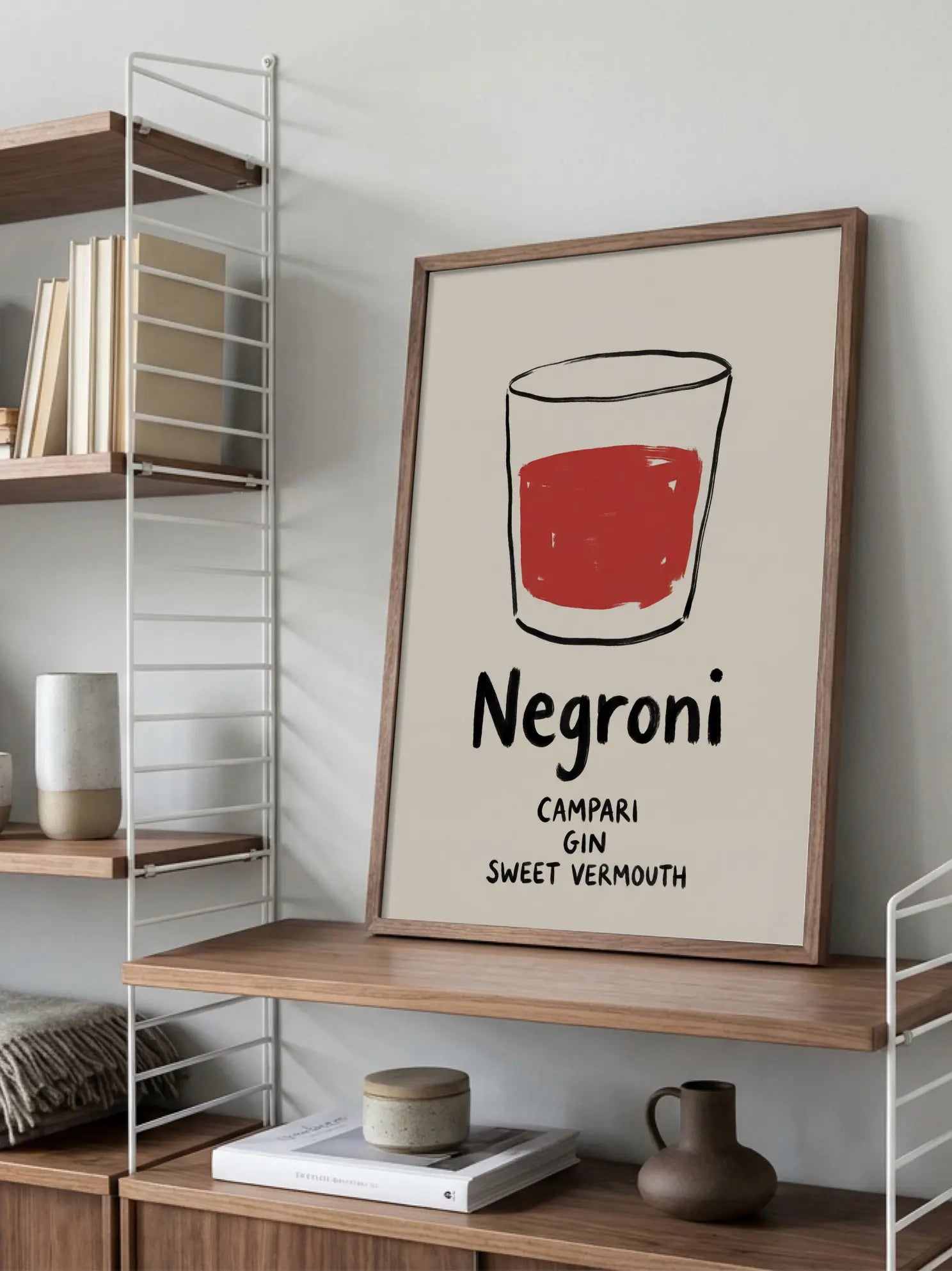 Negroni Glass Poster