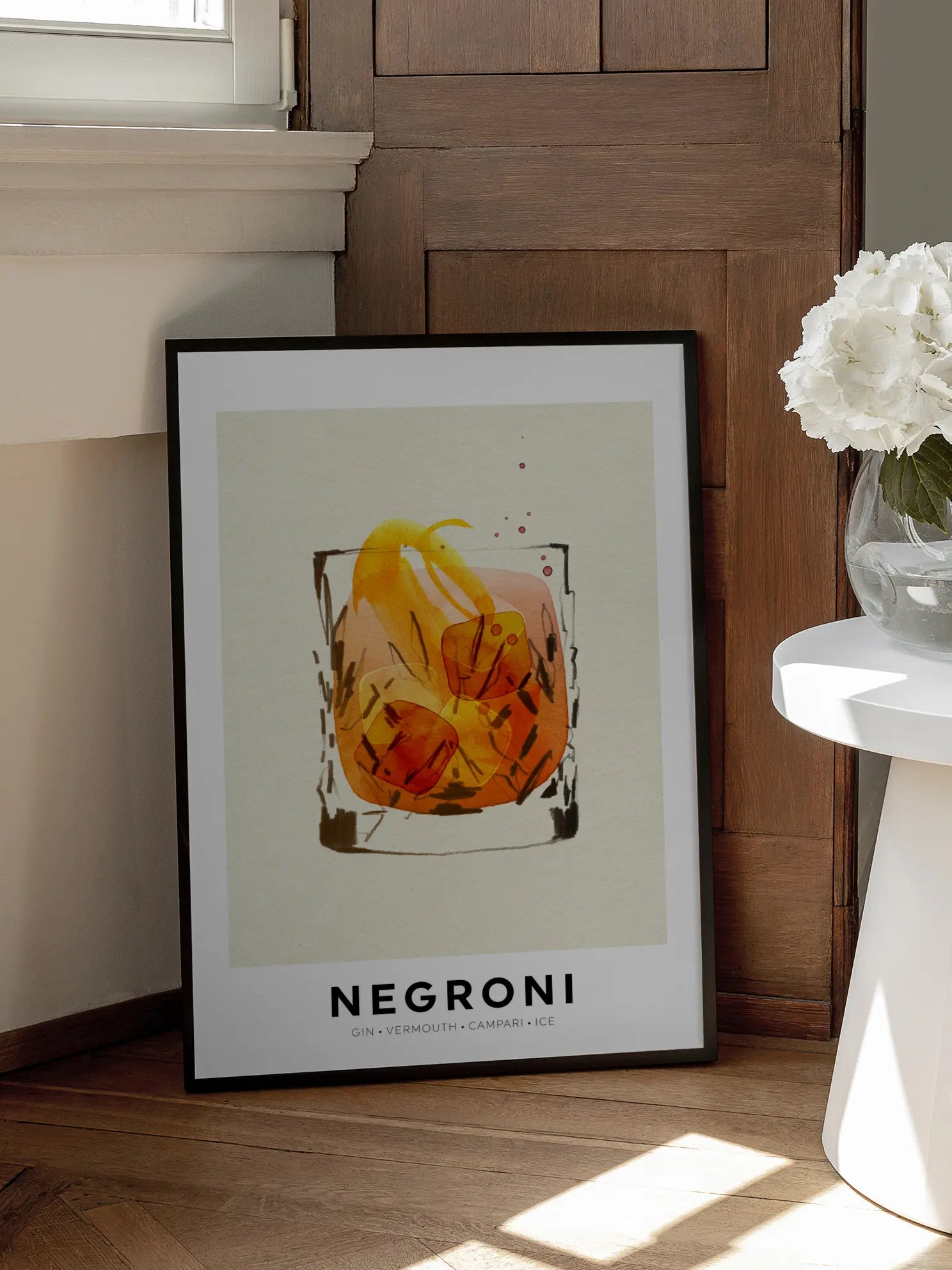 Negroni Graphic Poster