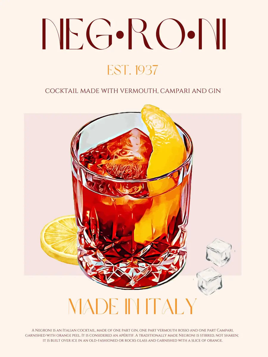Negroni No2 Poster