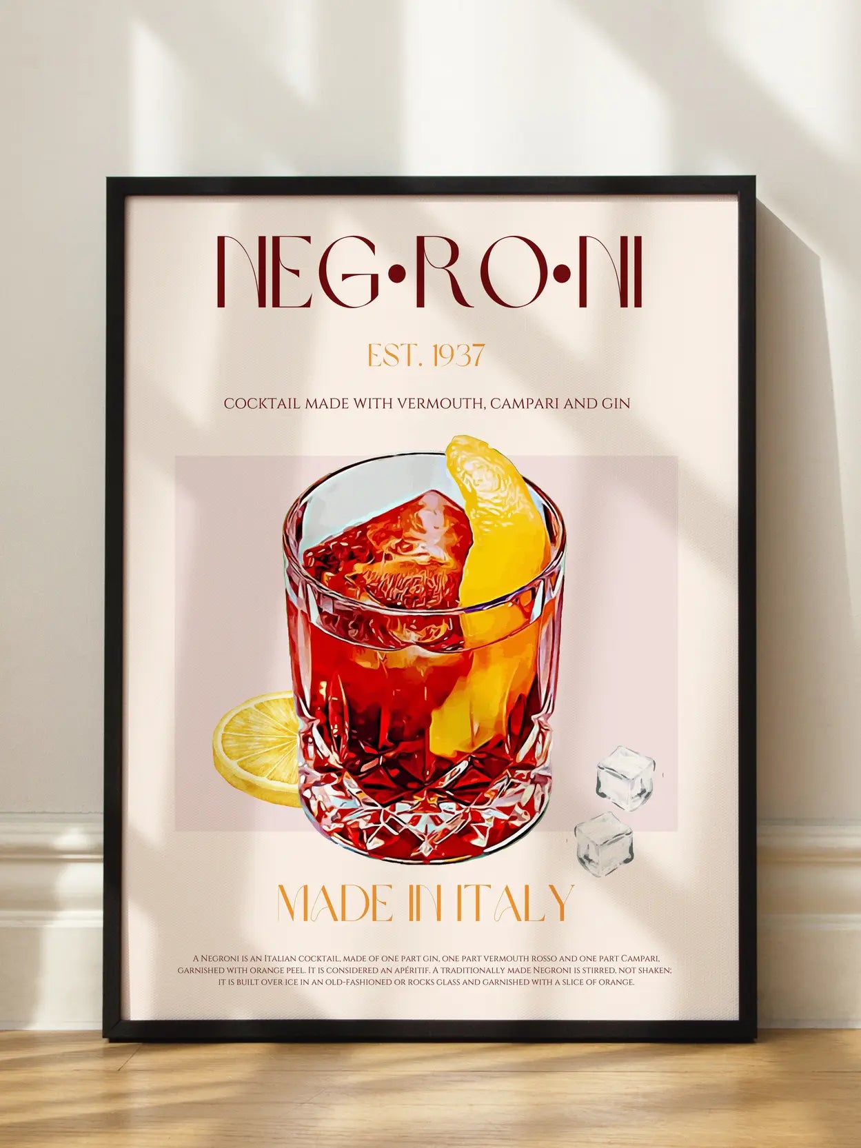 Negroni No2 Poster
