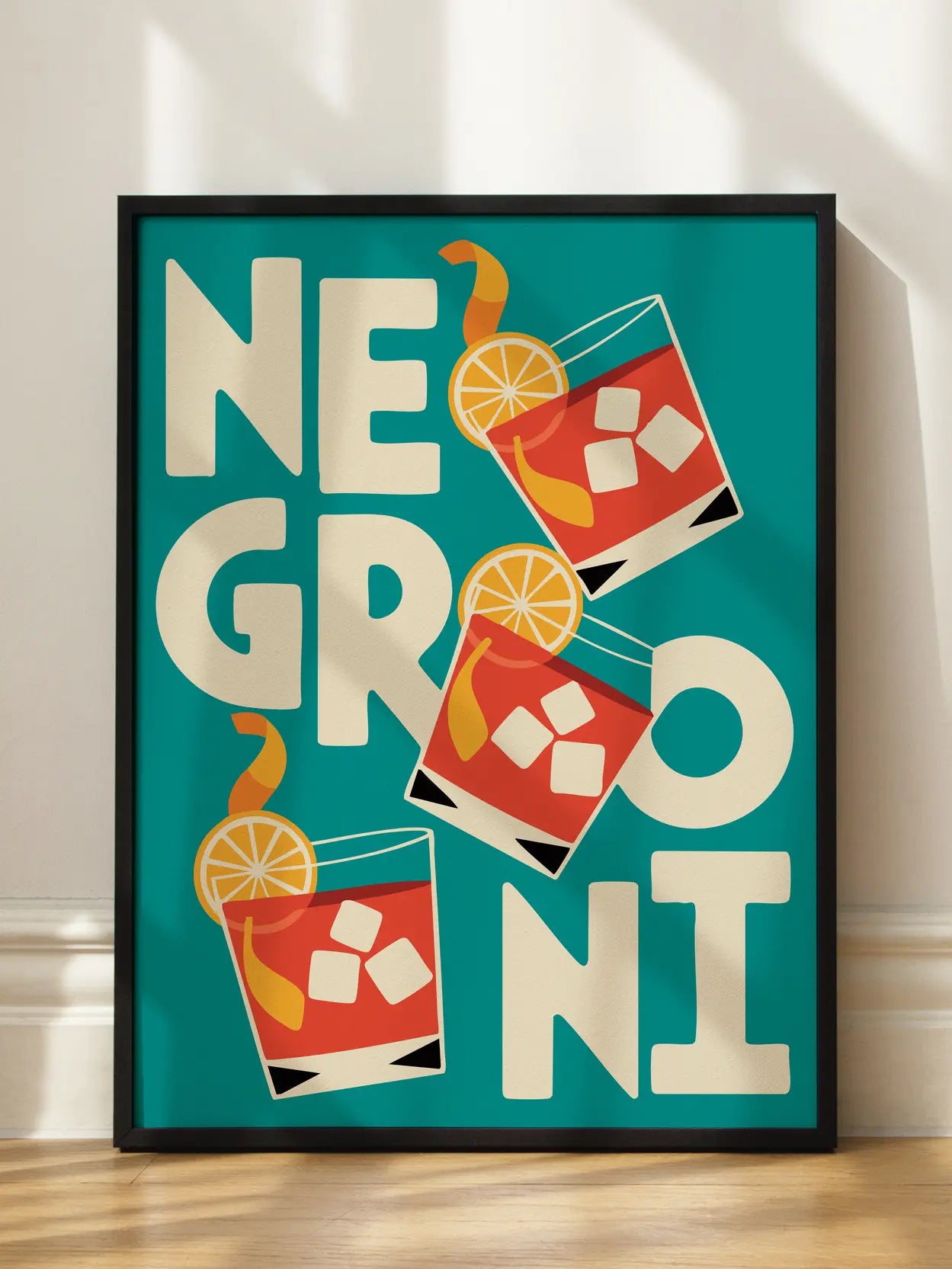 Negroni Times Three Poster