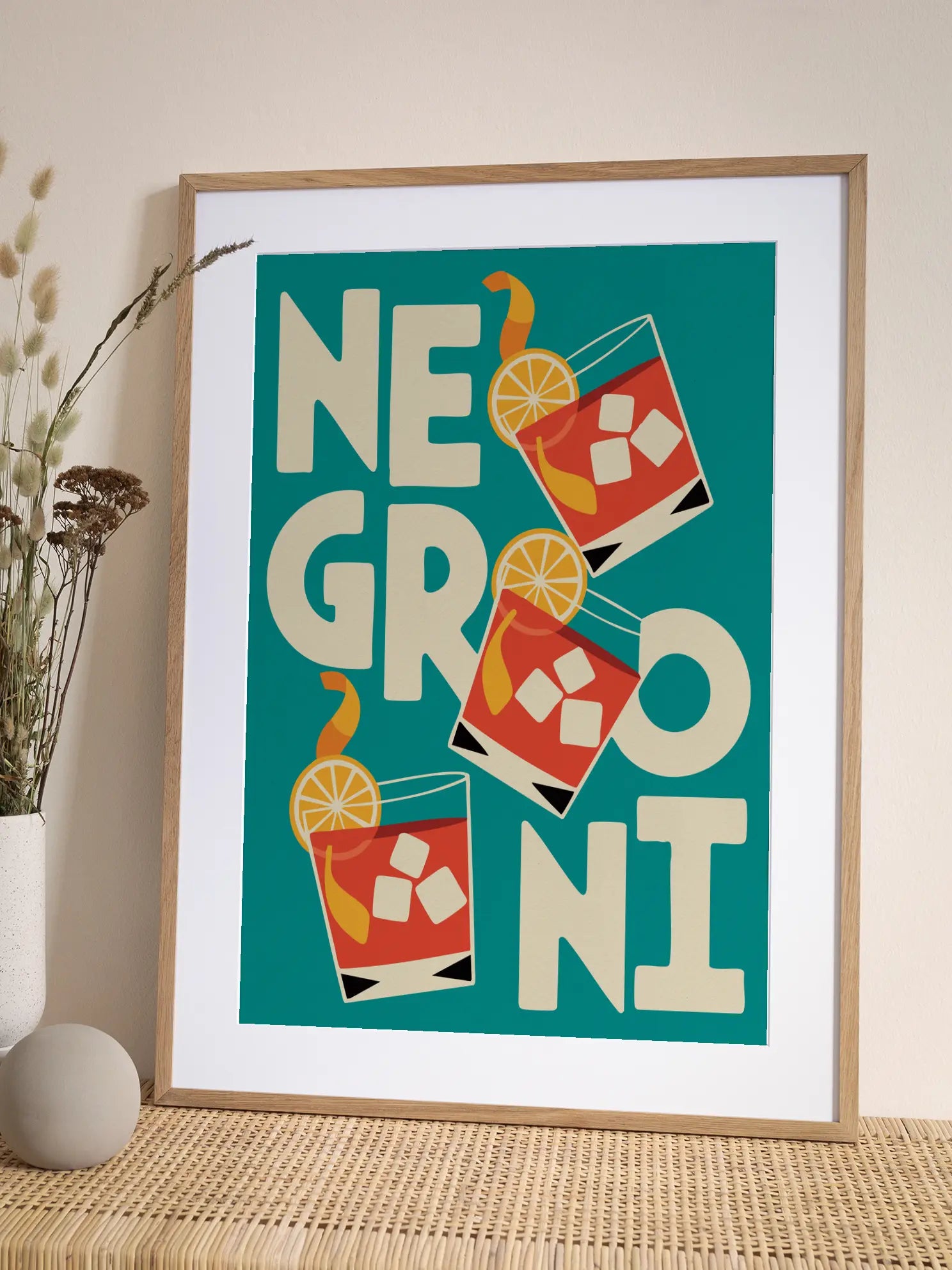 Negroni Times Three Poster
