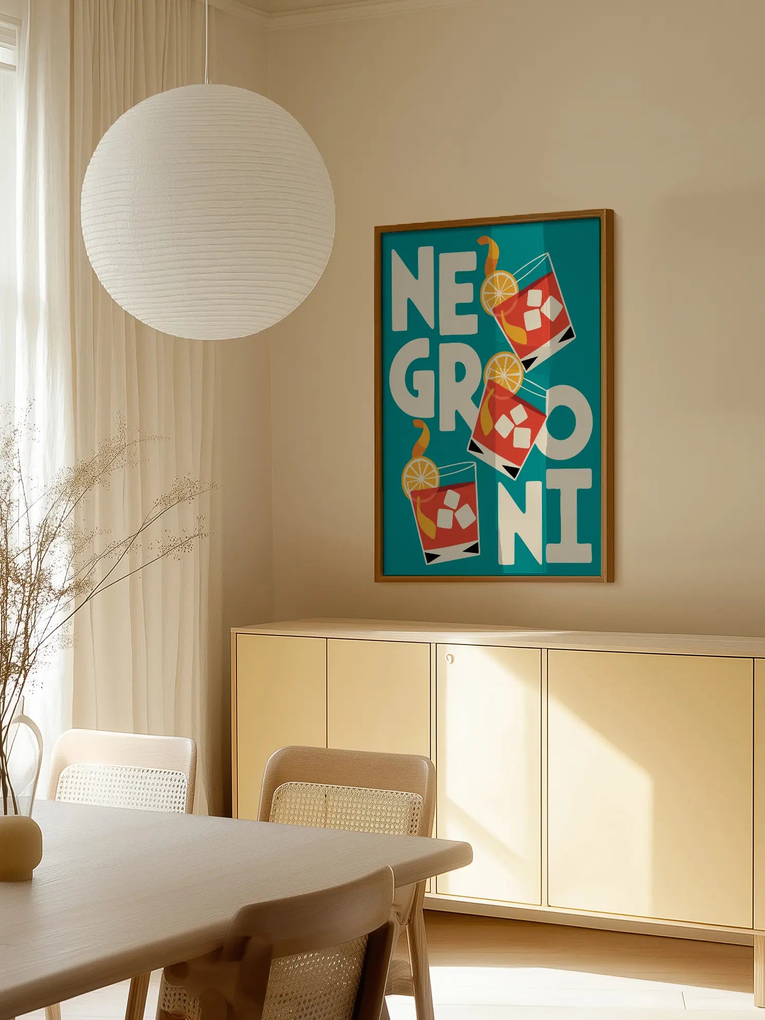 Negroni Times Three Poster
