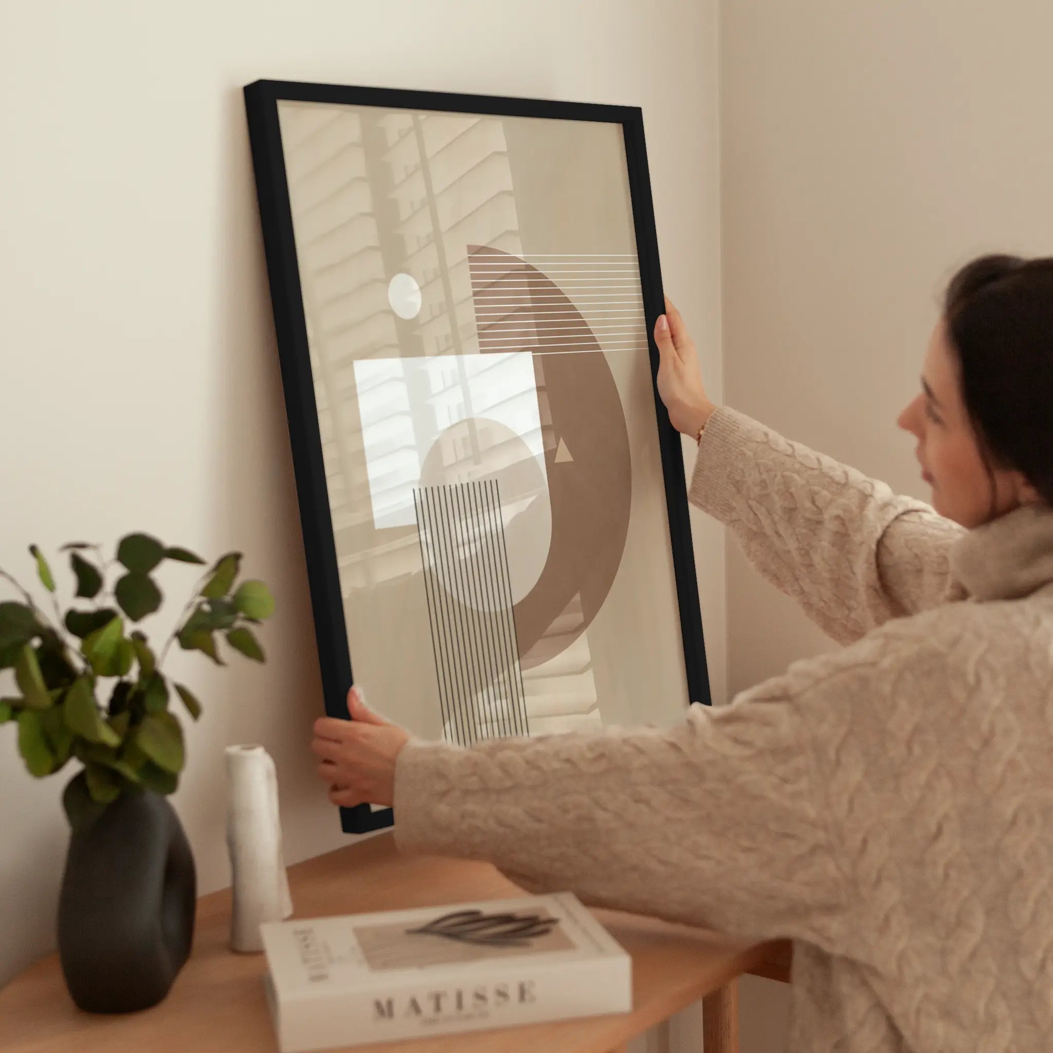 Neutral Semicircles wird aufgehängt