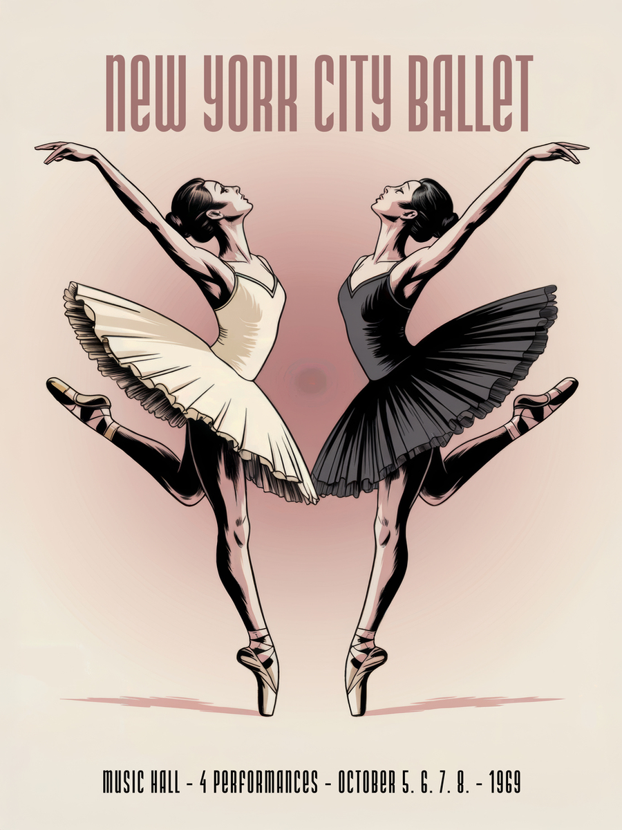 New York City Ballet Poster