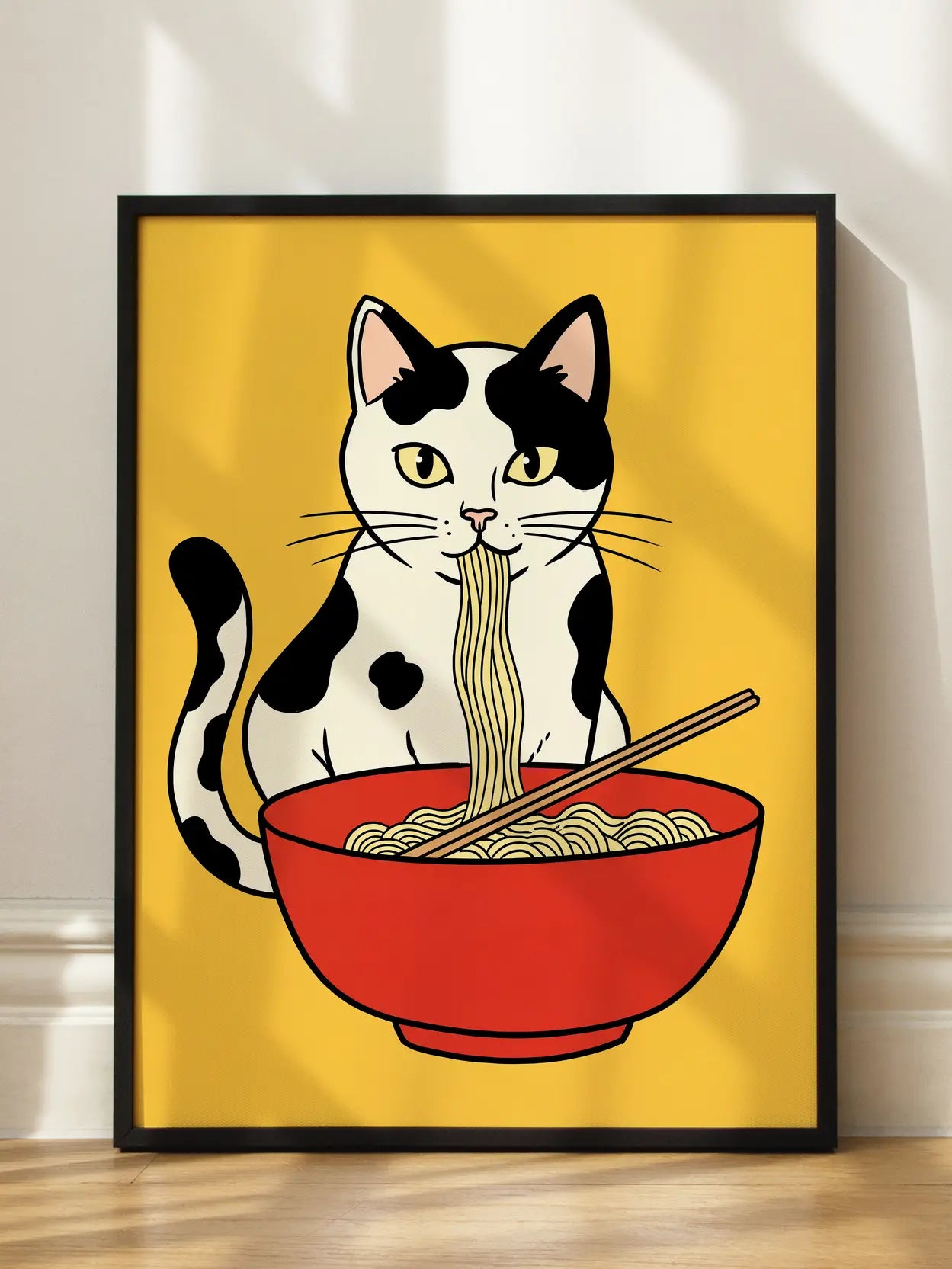 Noodle Cat Poster