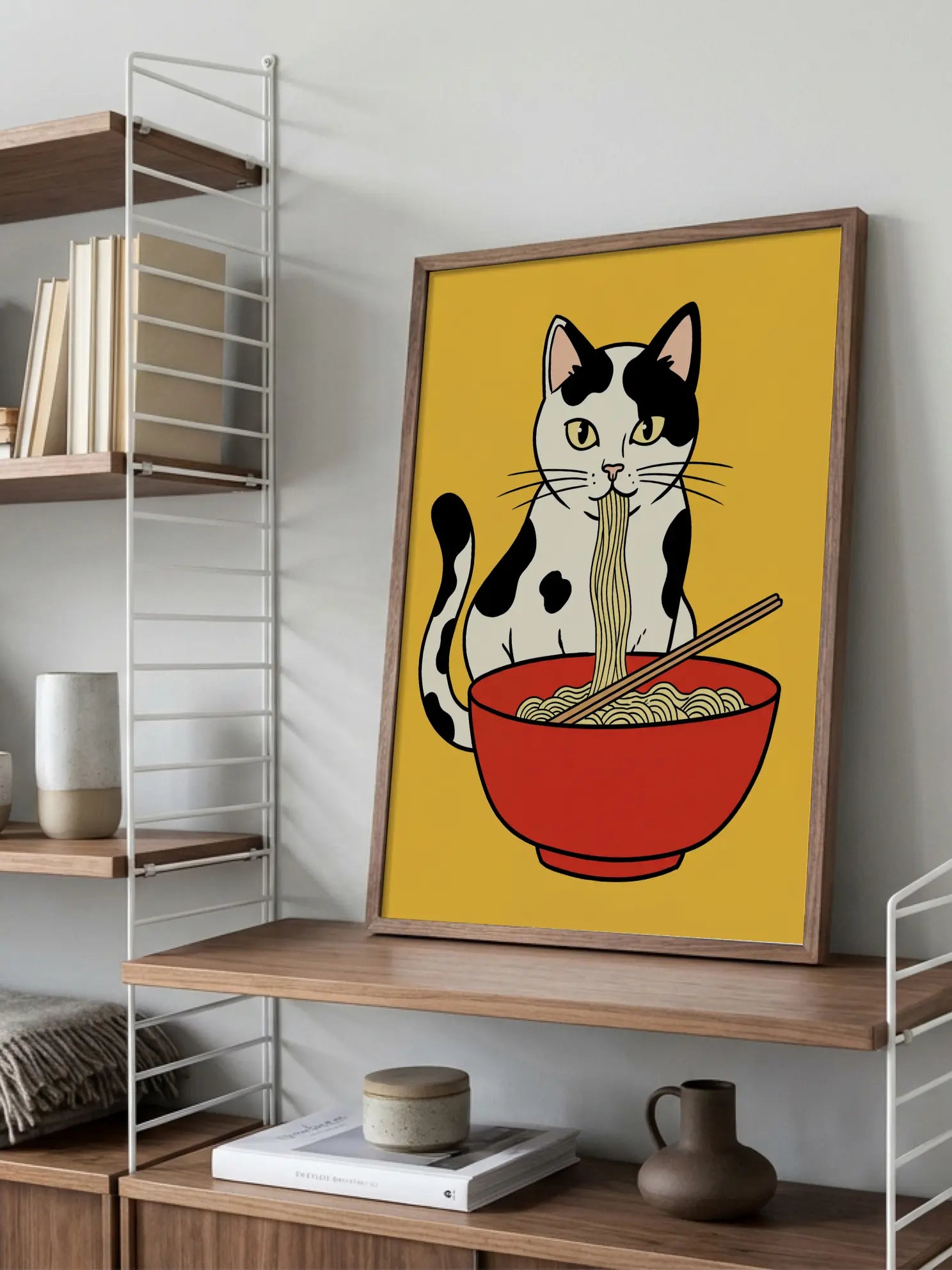 Noodle Cat Poster