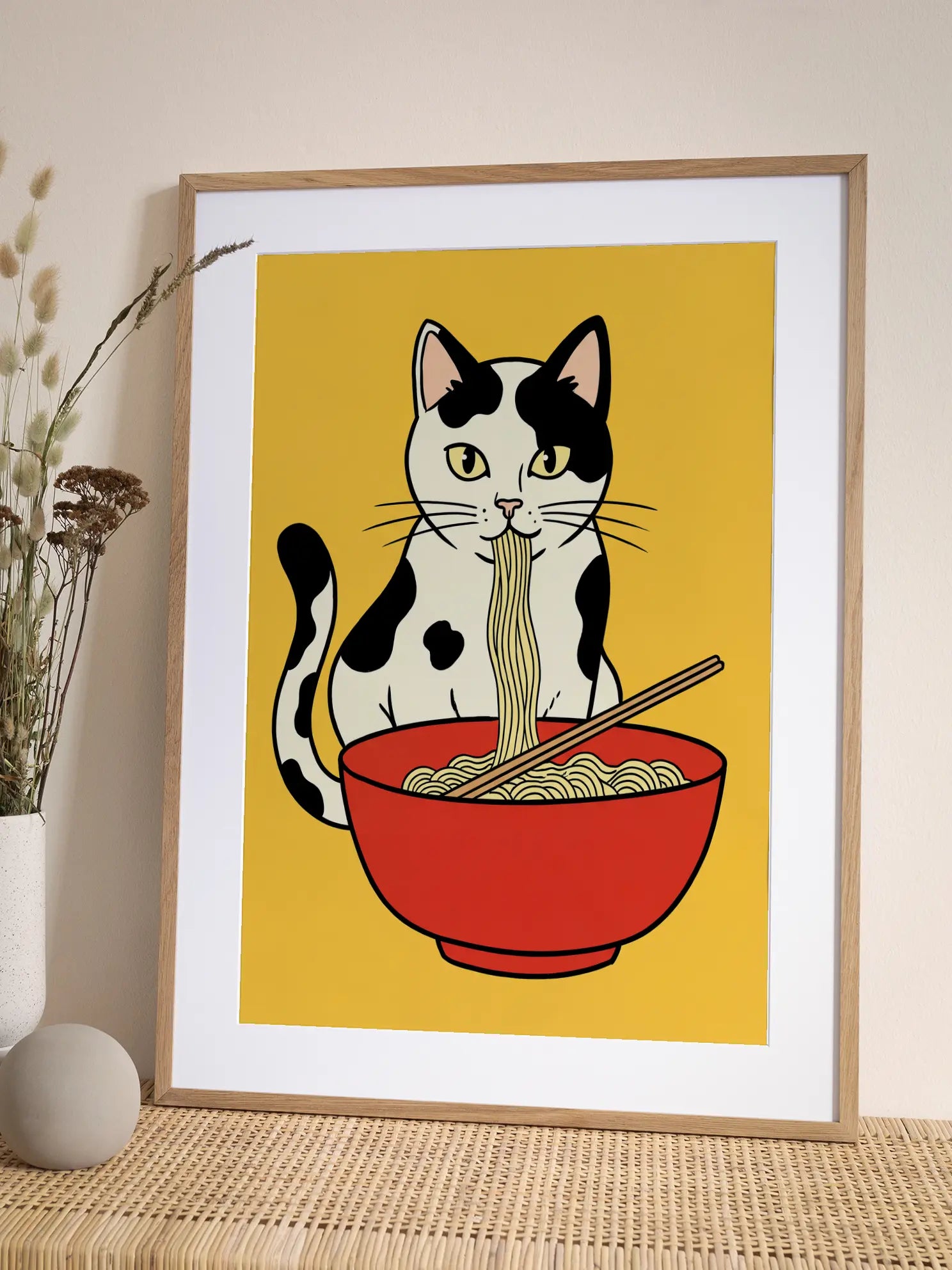 Noodle Cat Poster