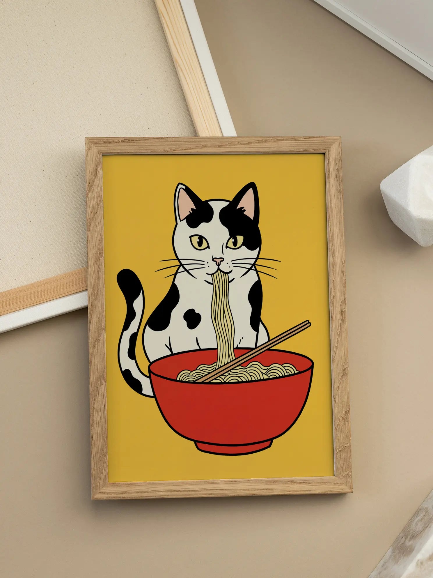 Noodle Cat Poster