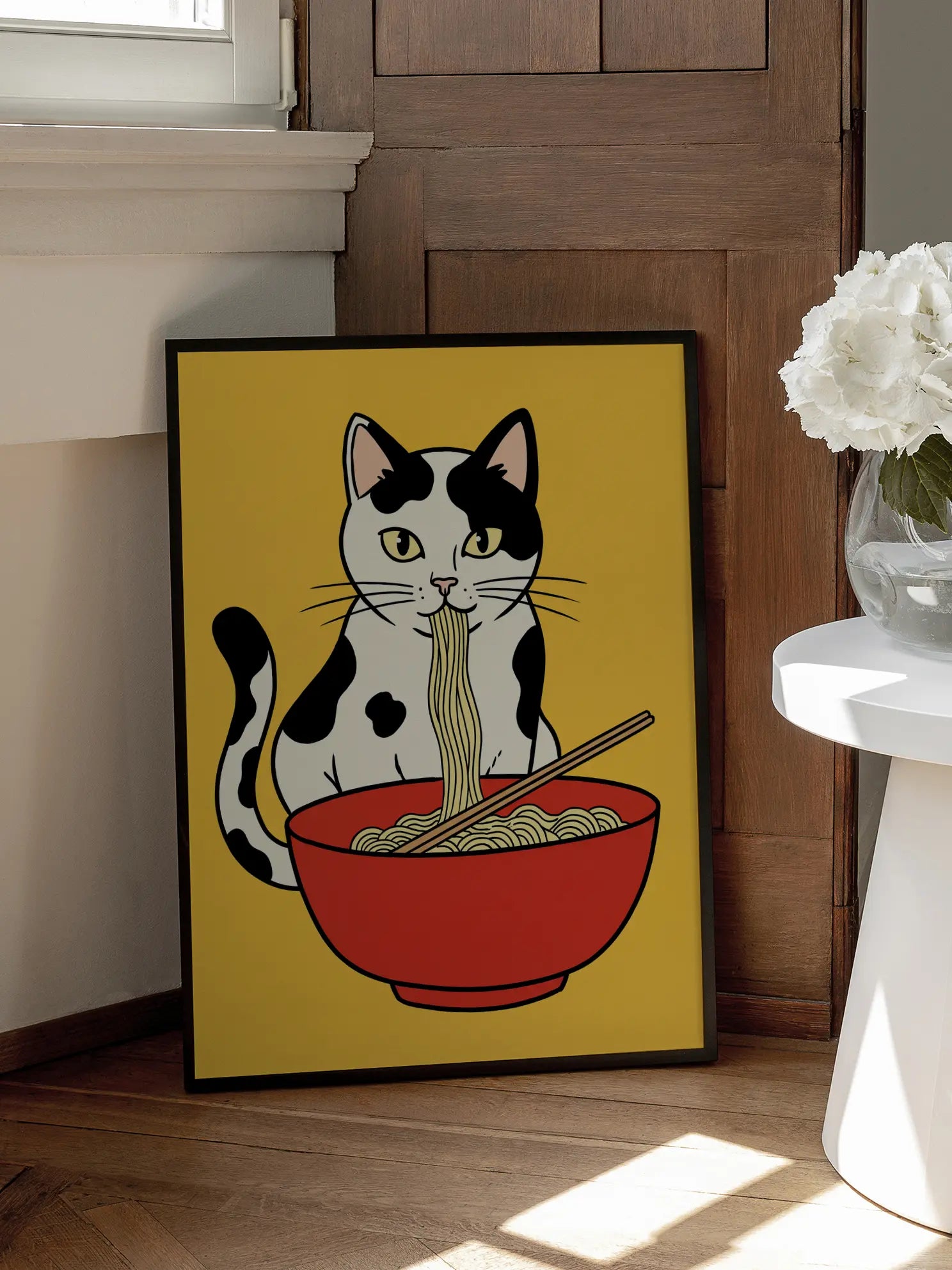 Noodle Cat Poster