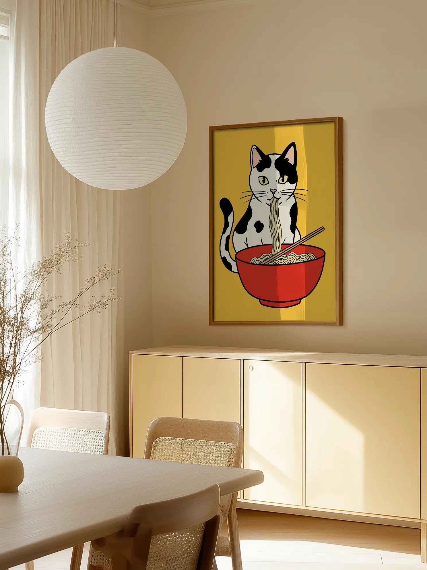 Noodle Cat Poster