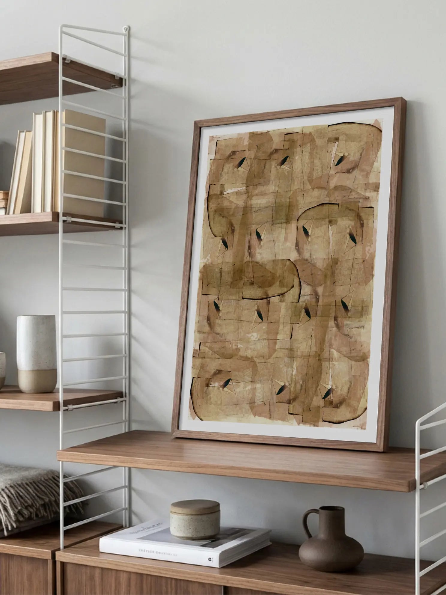 Ochre Overlay Poster