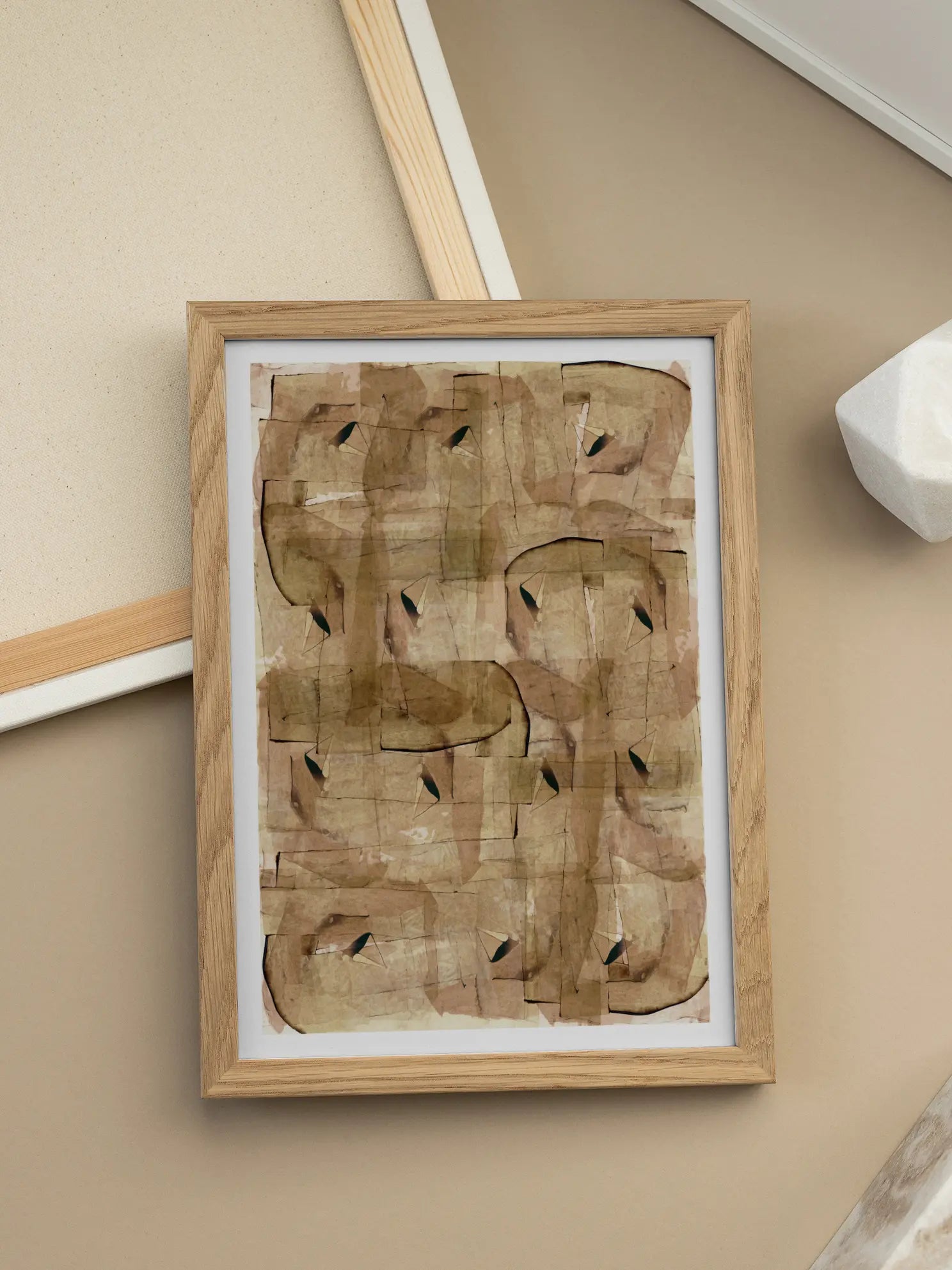 Ochre Overlay Poster