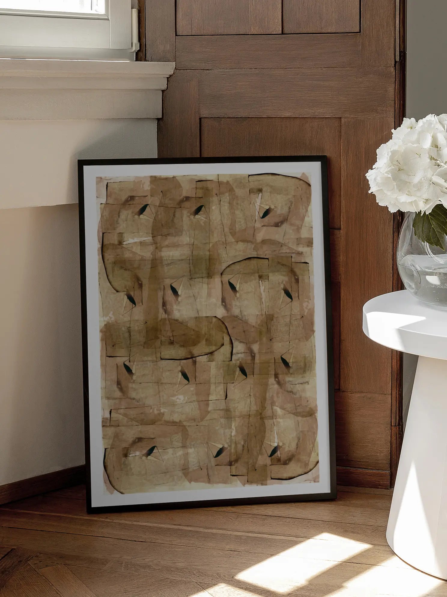 Ochre Overlay Poster