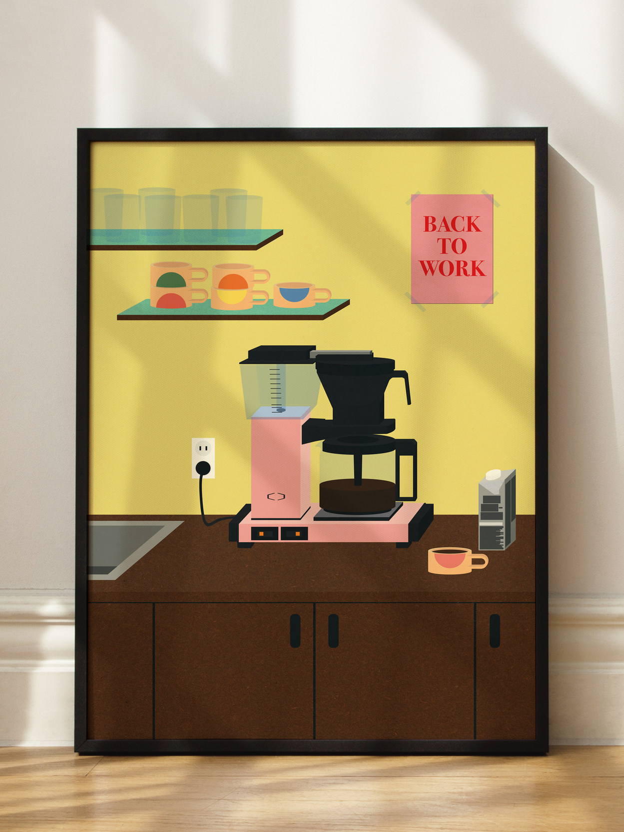 Office Coffee Station Poster