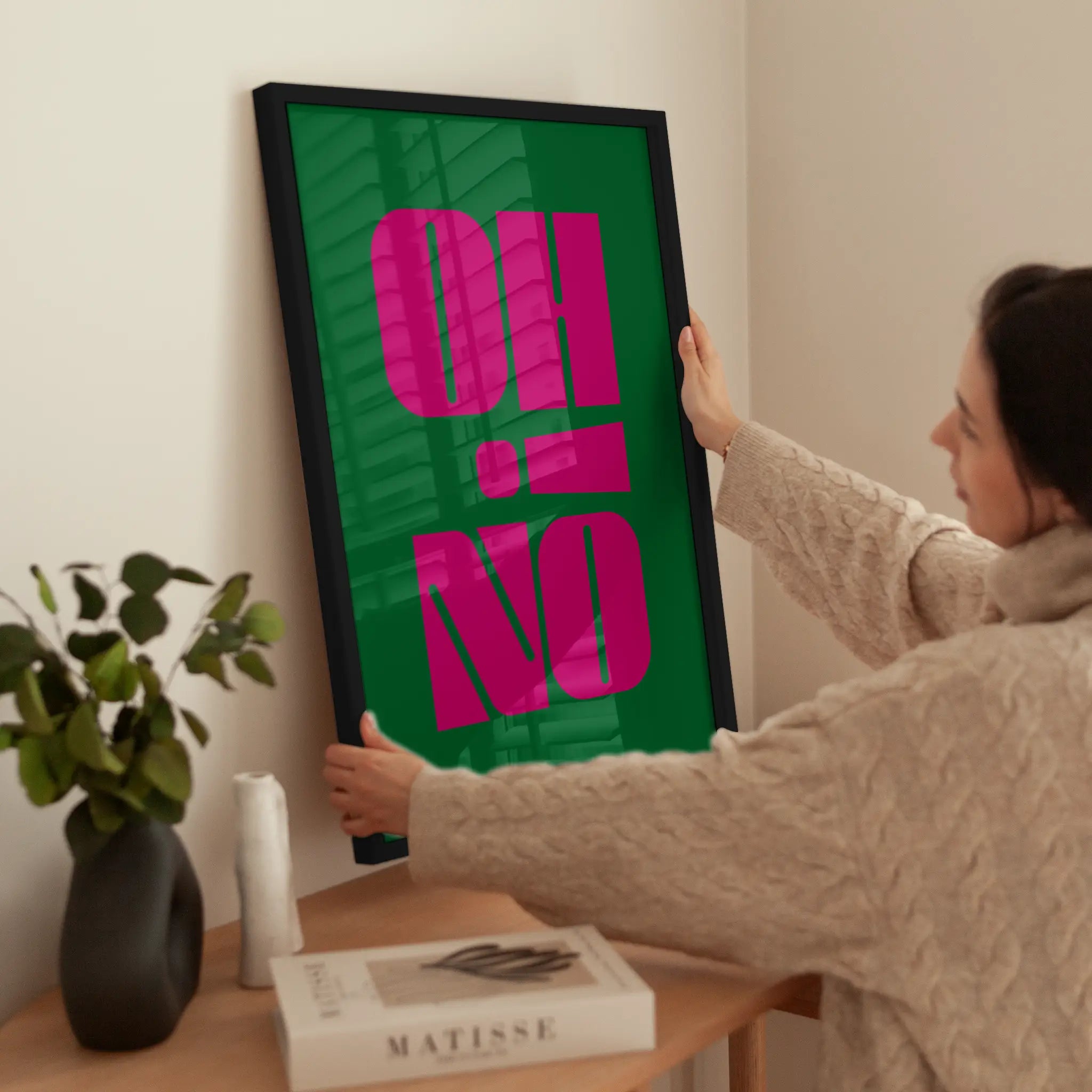 Oh No No3 wird aufgehängt