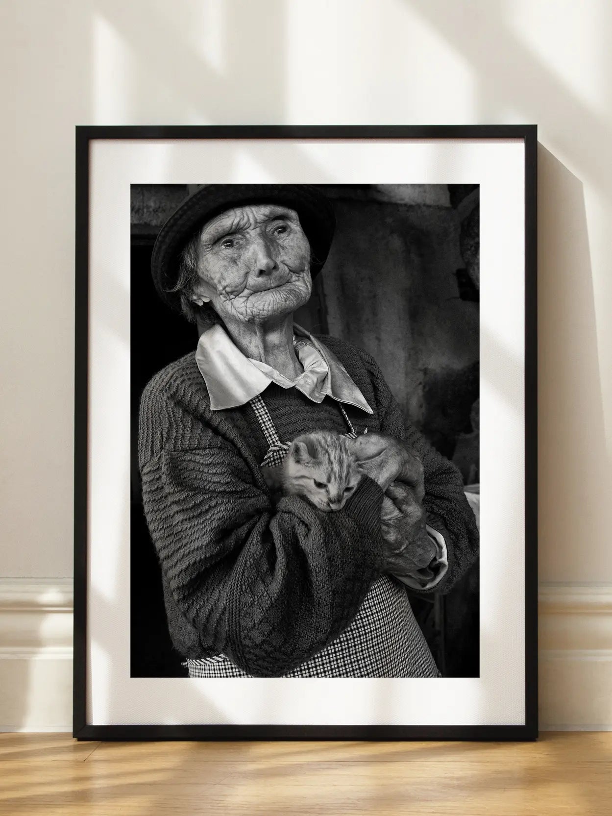 Old Lady and Cat
