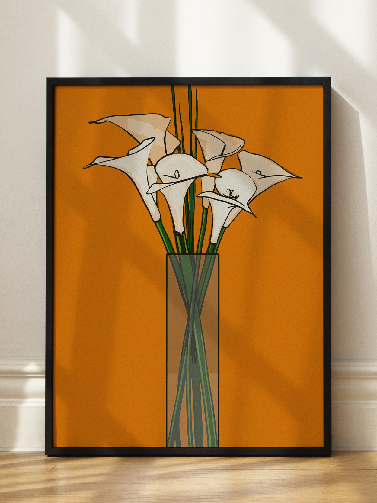Orange Calla Lilies