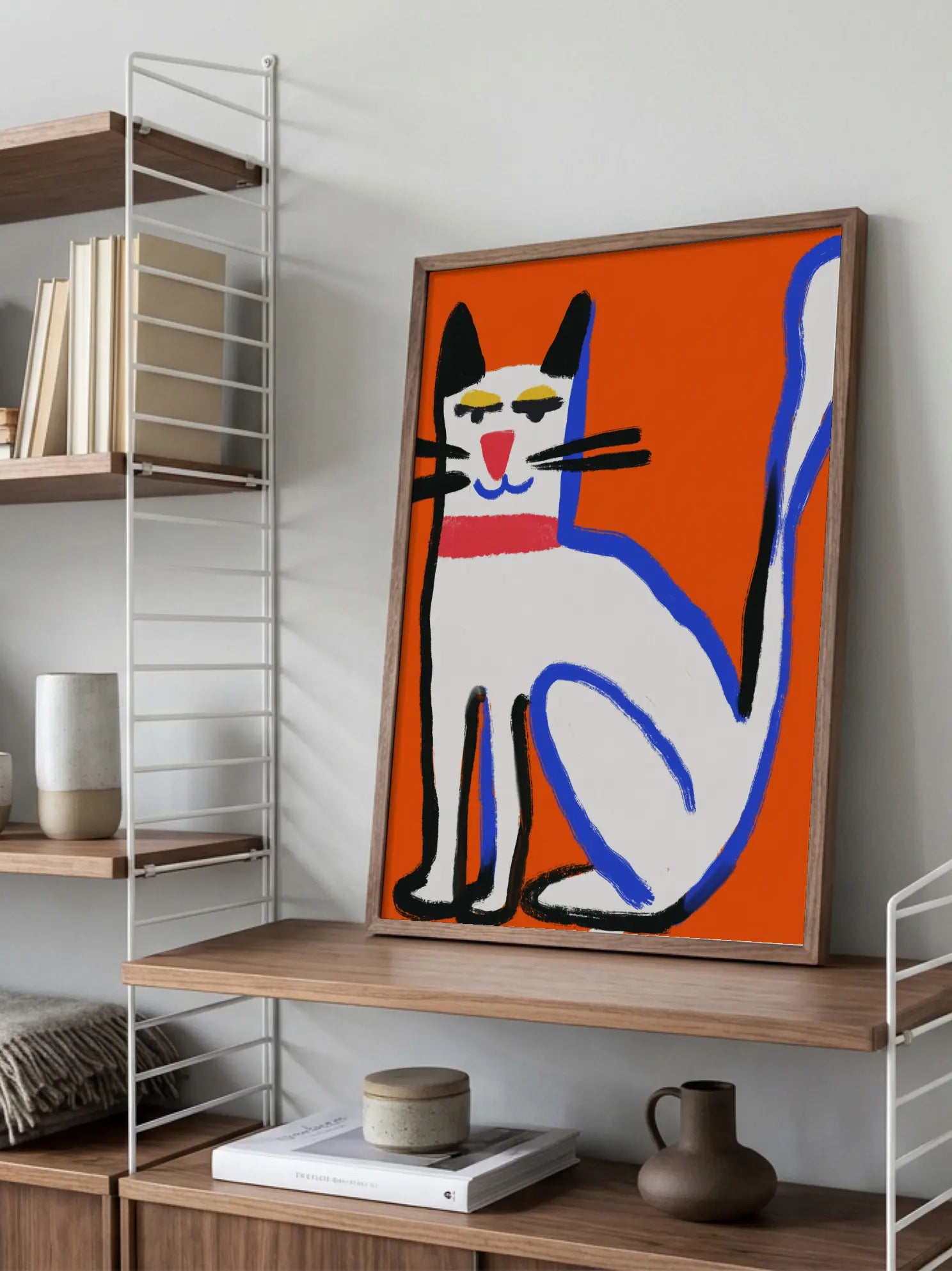 Orange Cat Poster