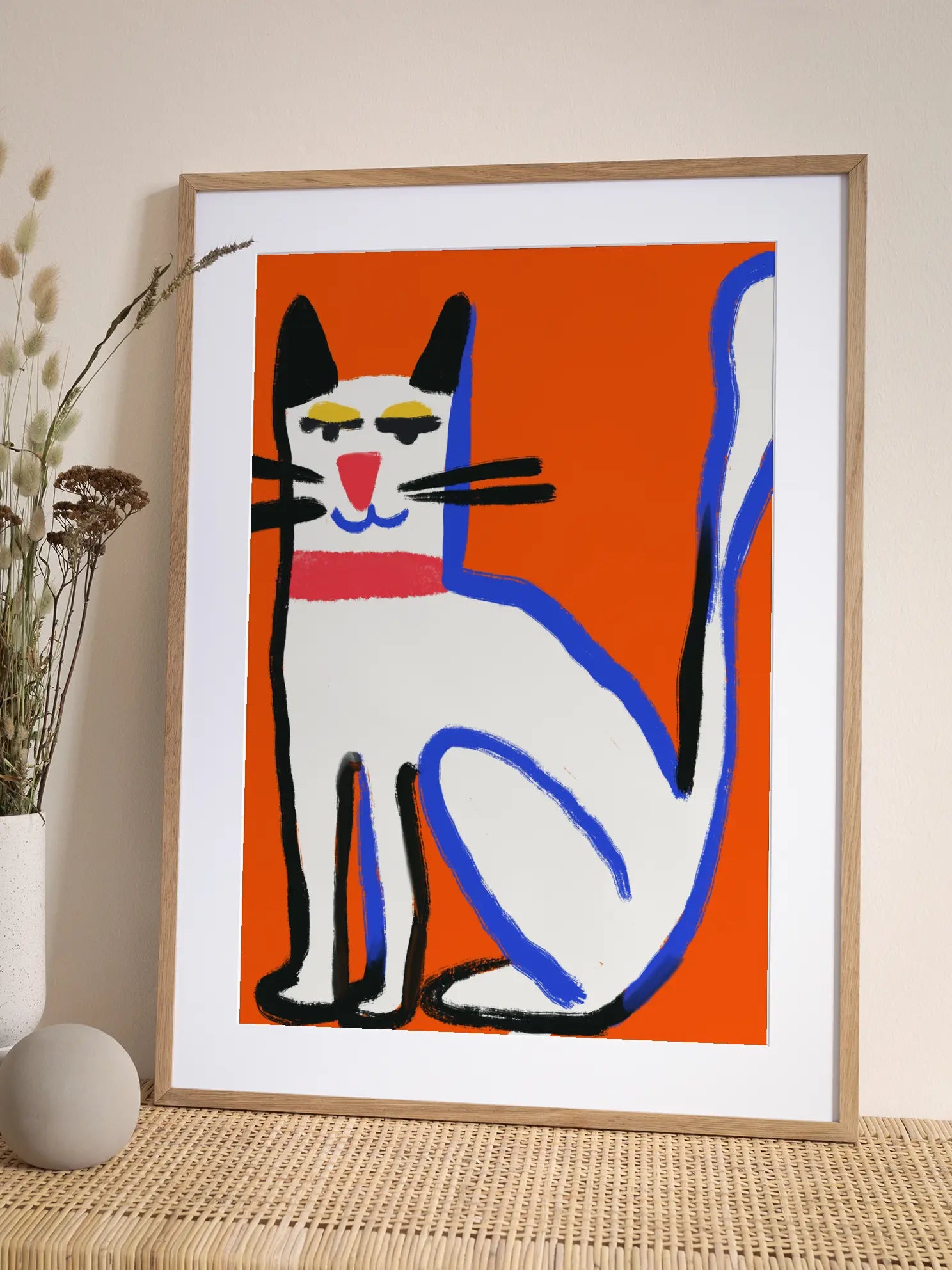 Orange Cat Poster