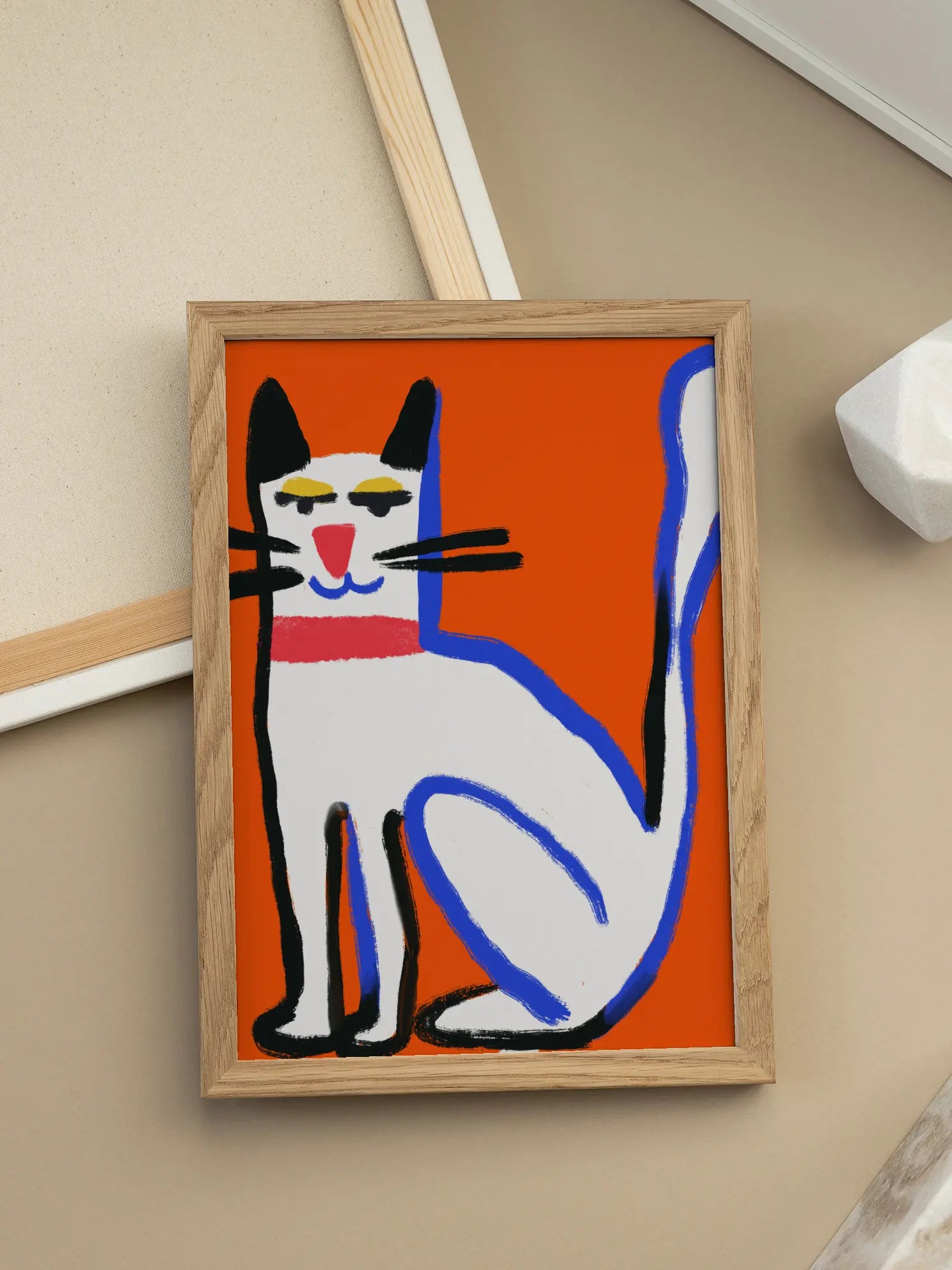 Orange Cat Poster