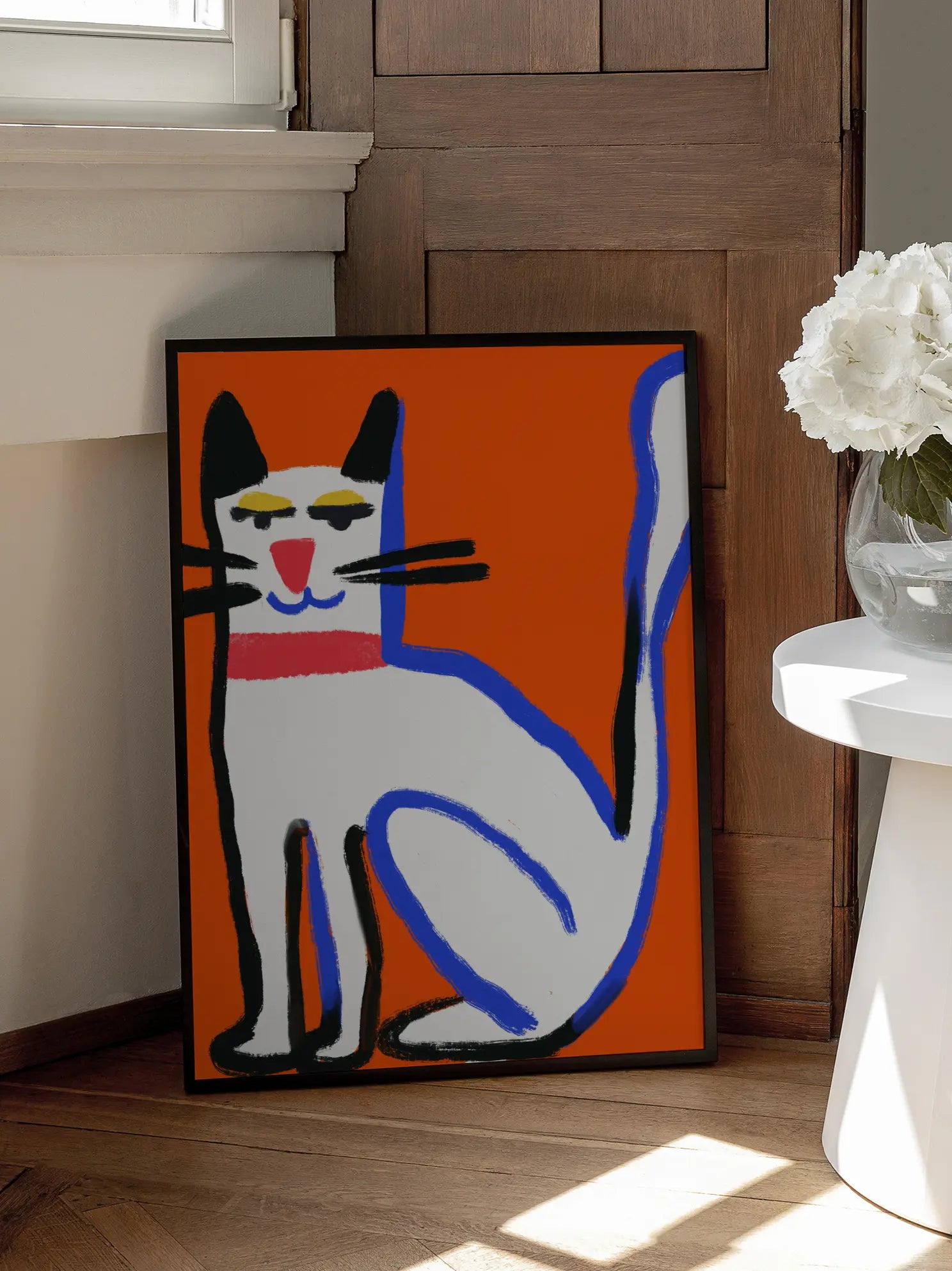 Orange Cat Poster