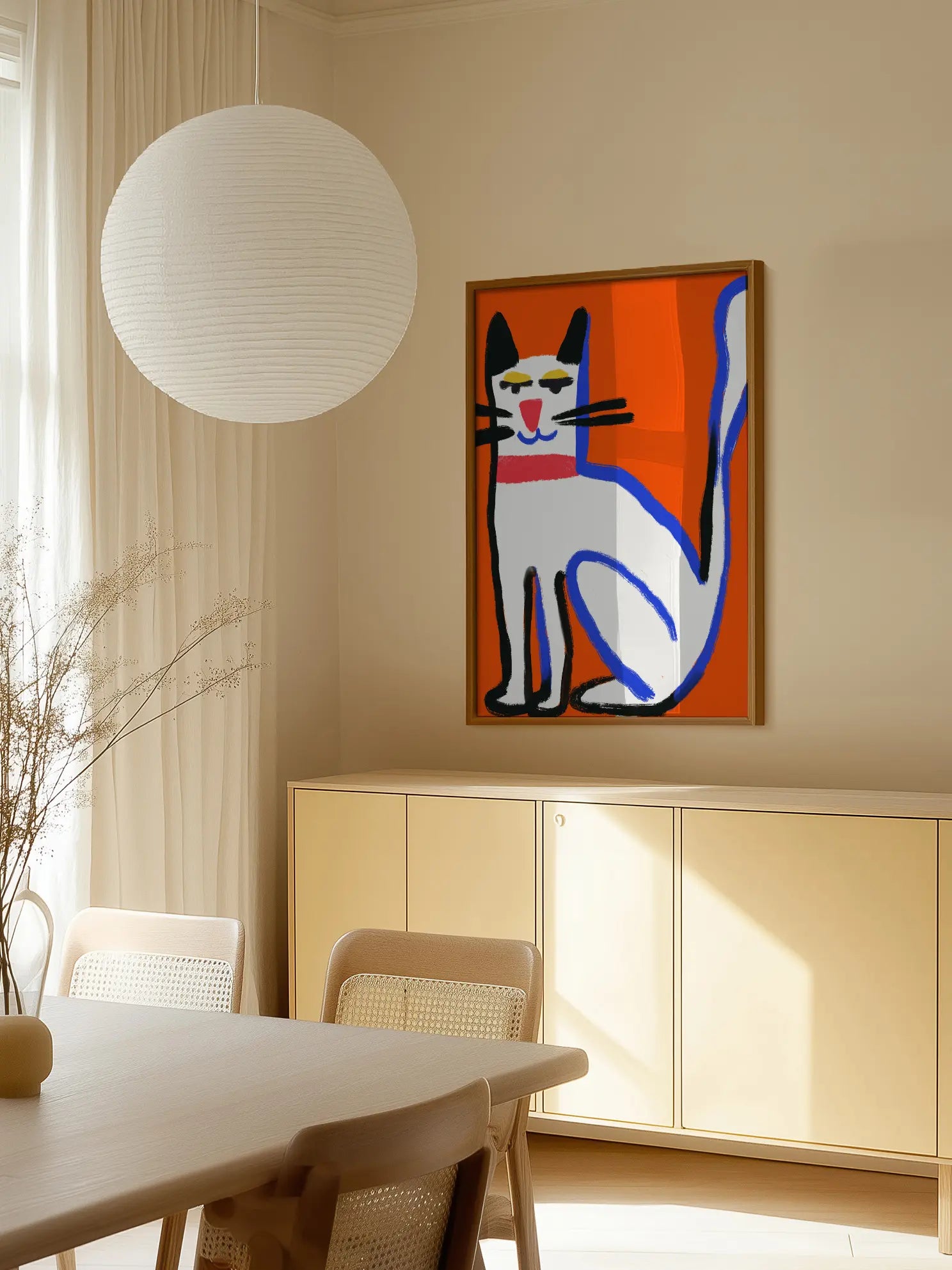 Orange Cat Poster