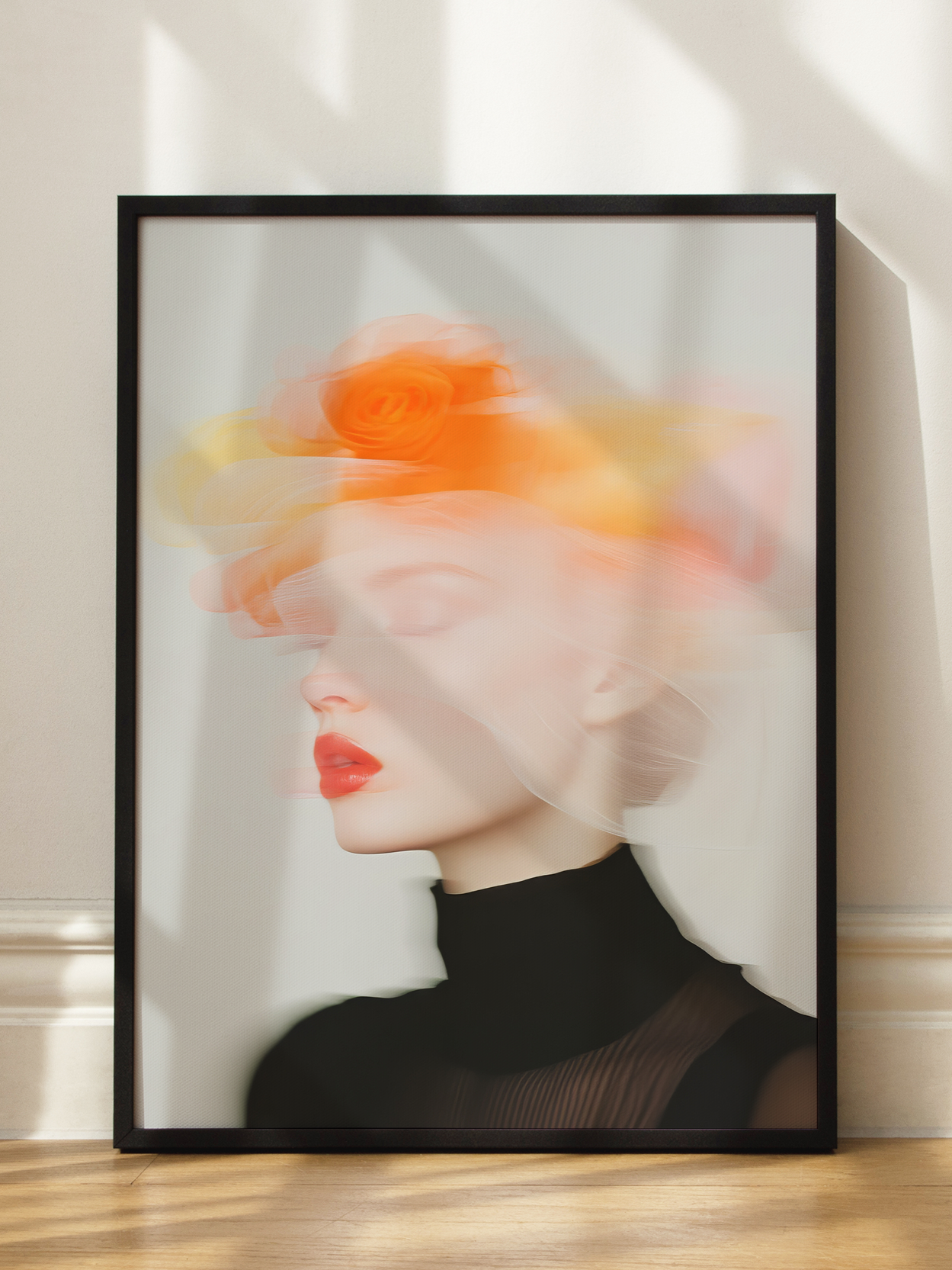 Orange Flower Hat