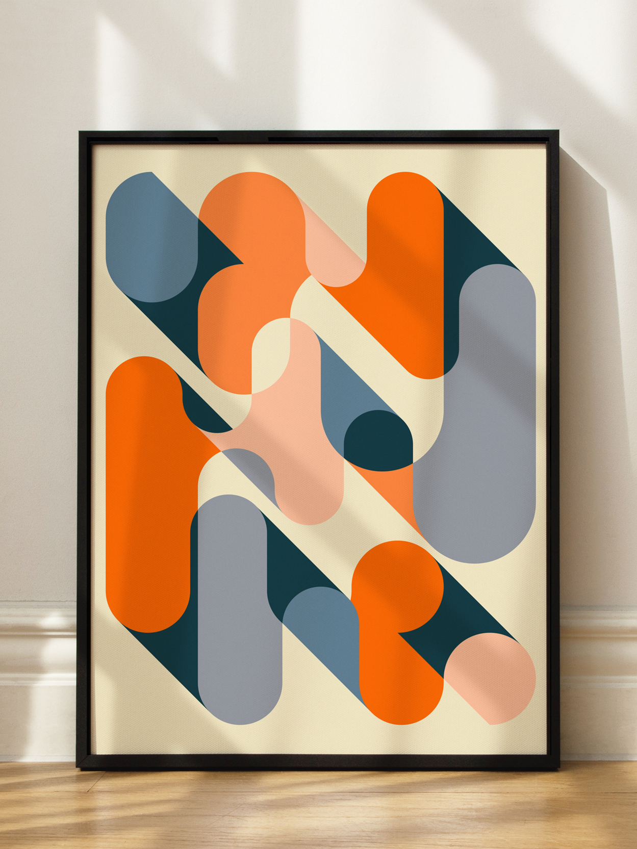Orange Graphical Shapes