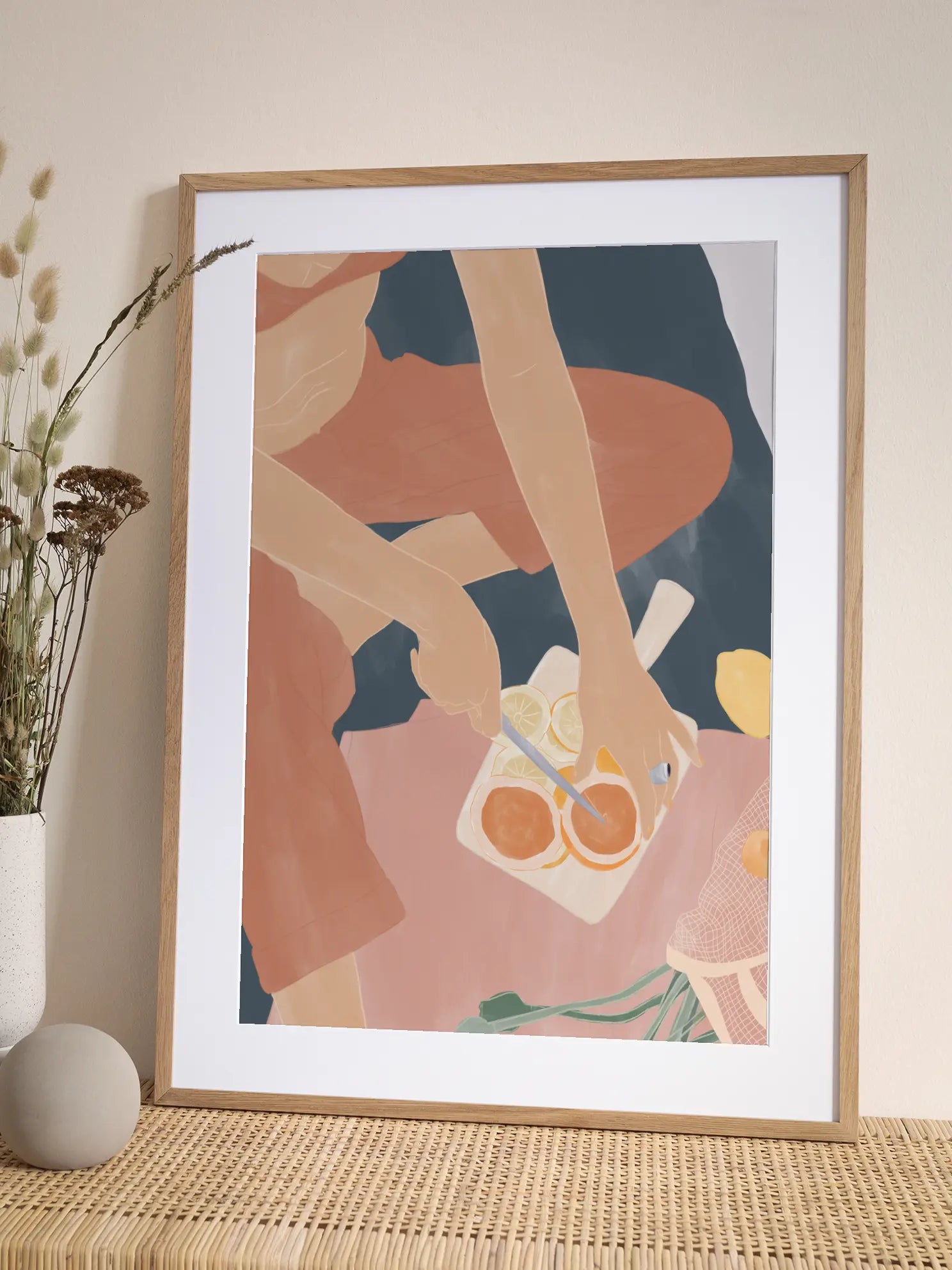 Orange Slices Poster