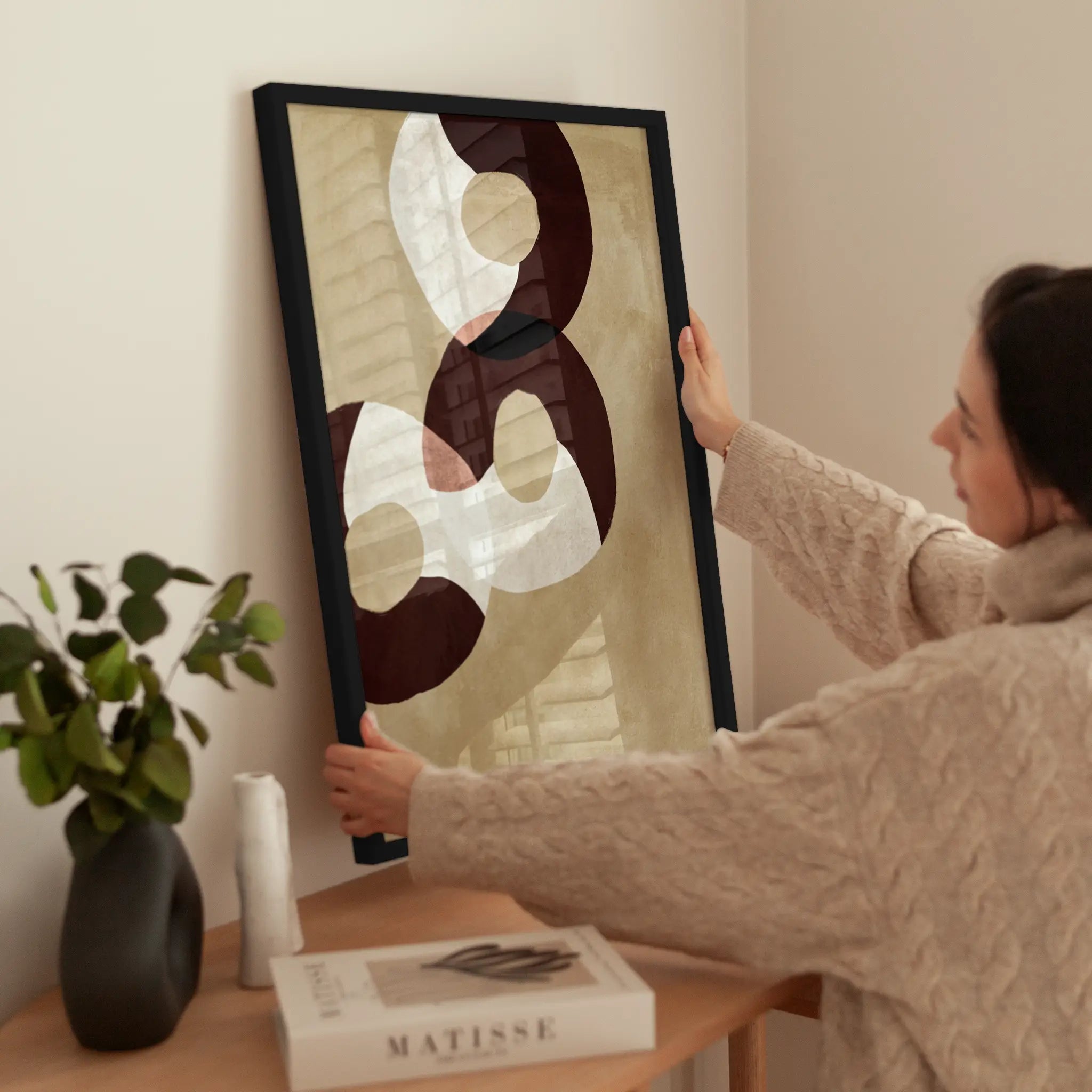 Orbitales No1 wird aufgehängt