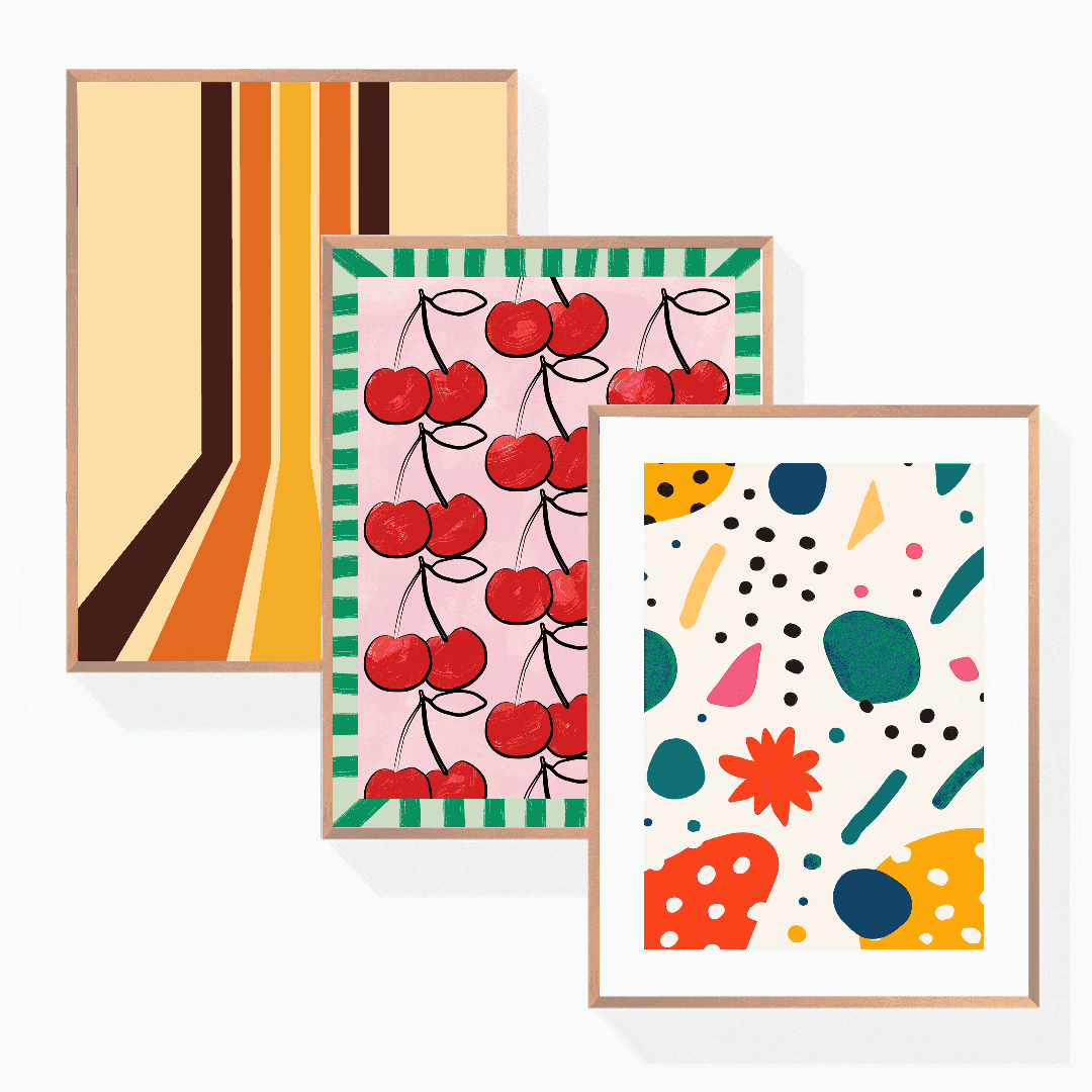Organische Formen & Geometric Shapes Poster Bundle